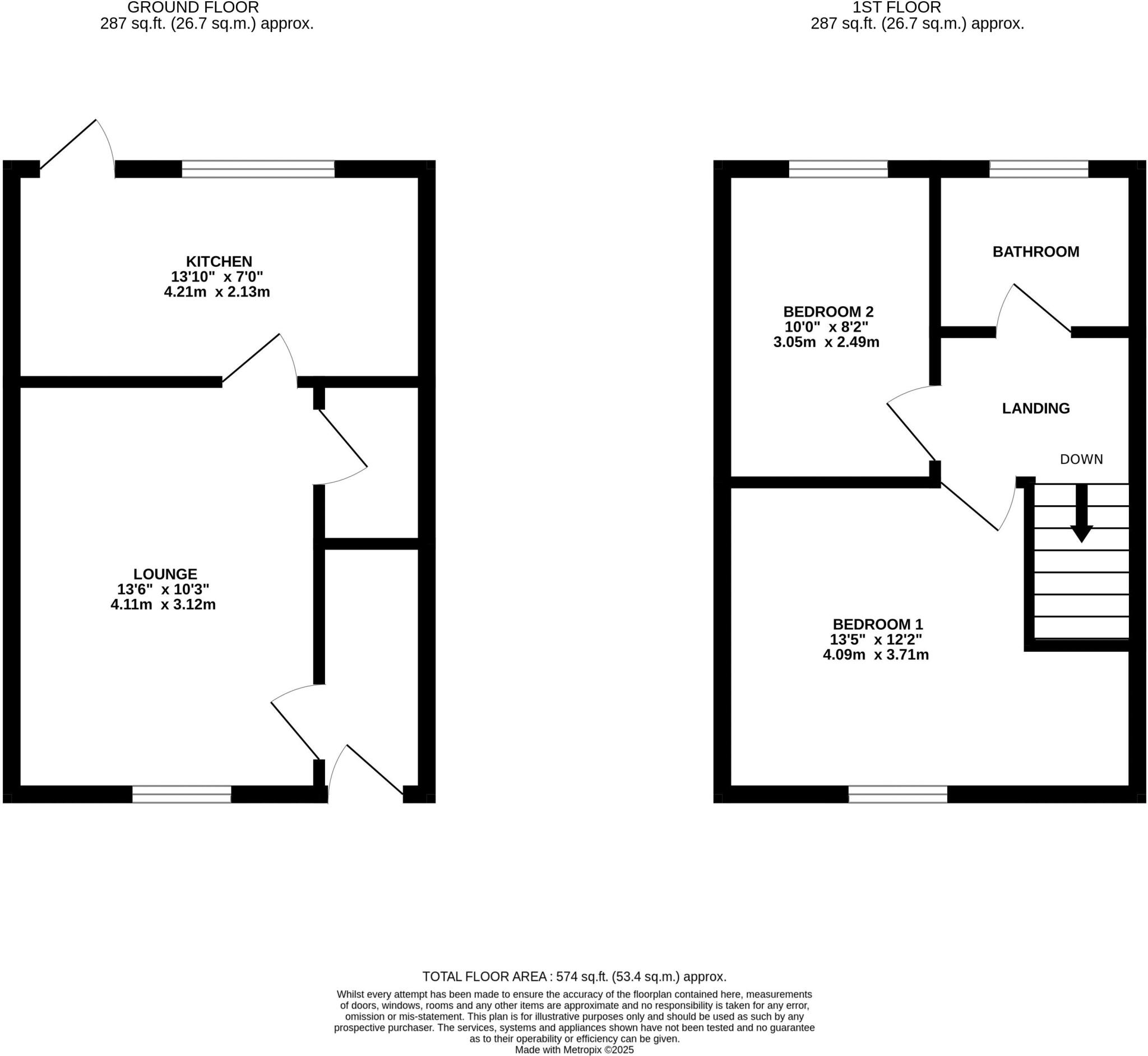 3 Mill Cottages, Kentraugh, Colby floorplan