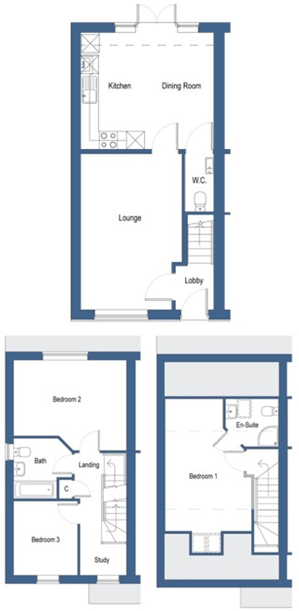 Plot 86, Kings Grove, Grimsby, DN32 8QN floorplan
