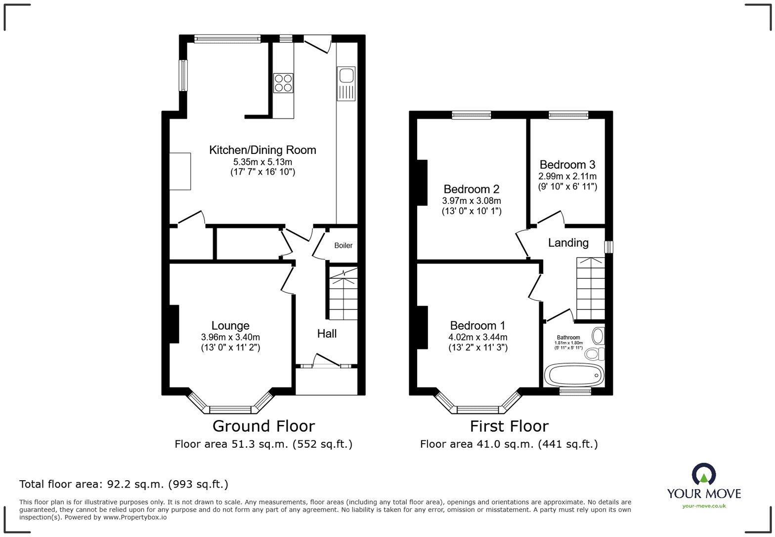 Mottisfont Close, Southampton, Hampshire, SO15 floorplan