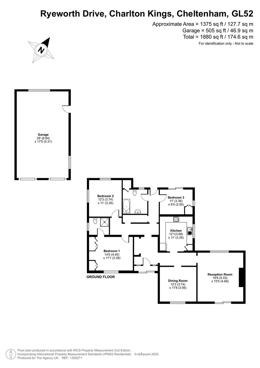 Ryeworth Drive, Cheltenham, GL52 floorplan