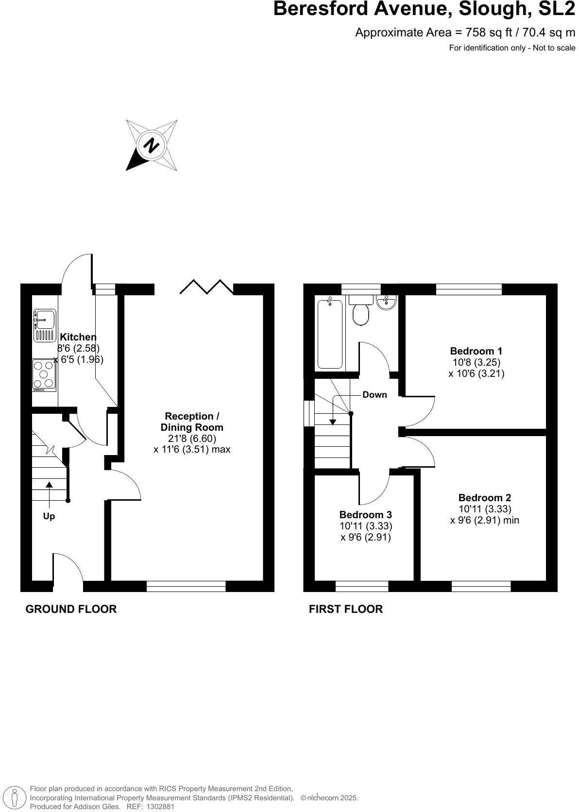 Beresford Avenue, Slough, Berkshire, SL2 floorplan
