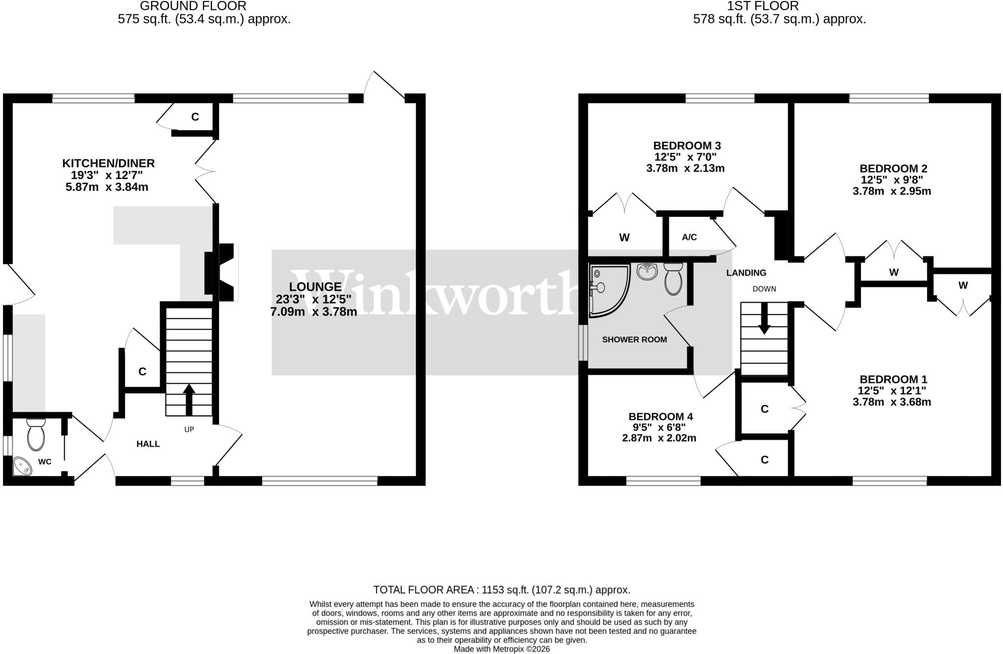 Garrick Green, Old Catton, Norwich, Norfolk, NR6 floorplan
