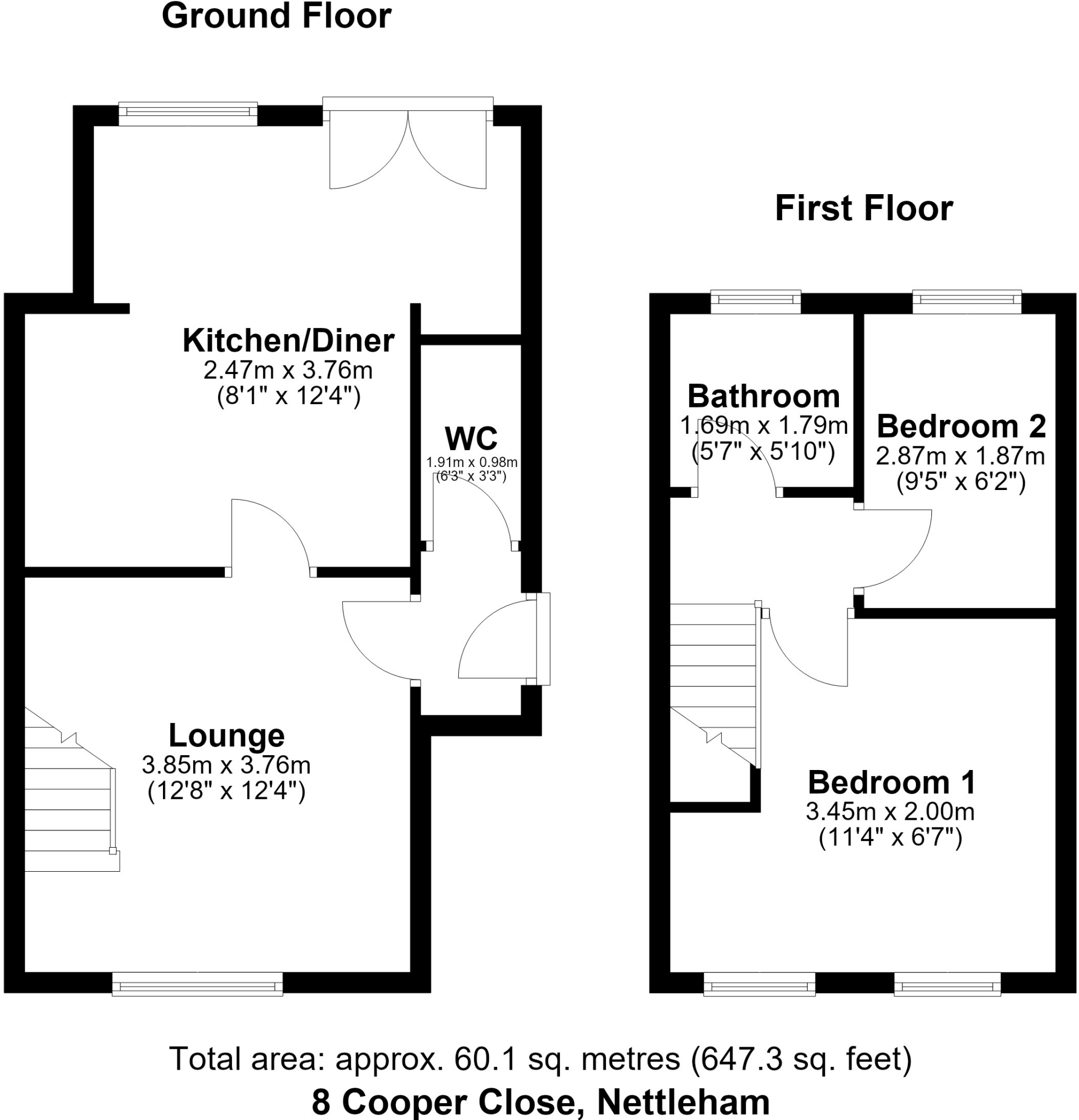 Cooper Close, Nettleham floorplan