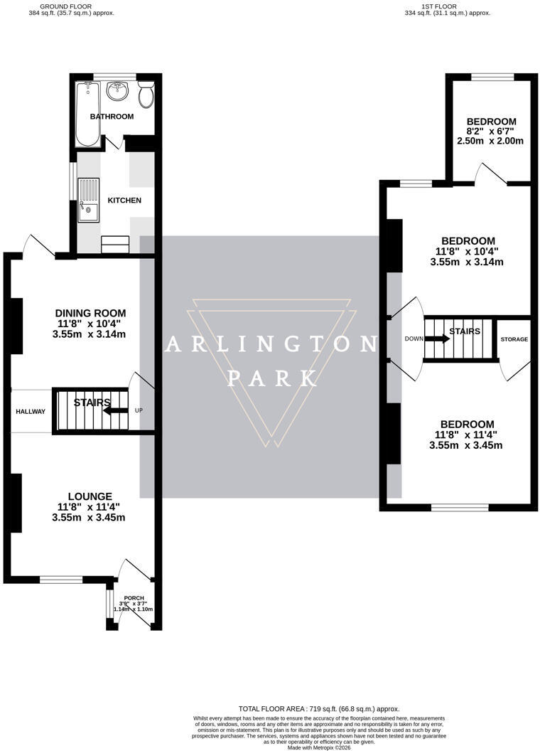 Denmark Road, Norwich floorplan
