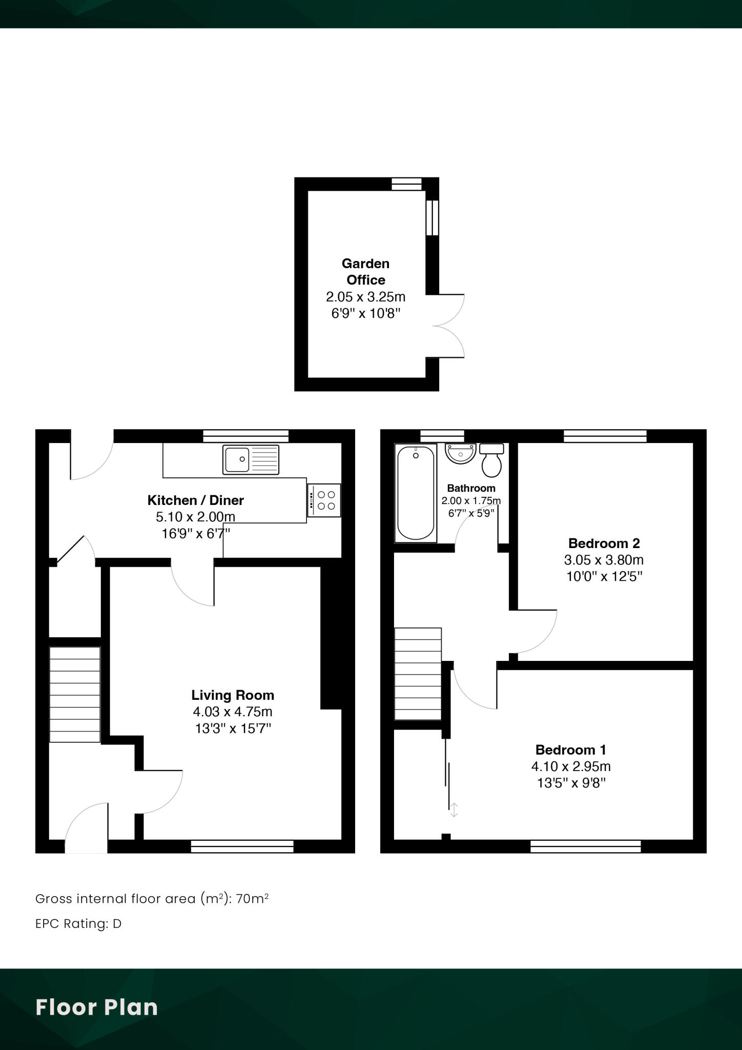 27 Inverkip Drive, Dykehead, Shotts, ML7 4DF floorplan