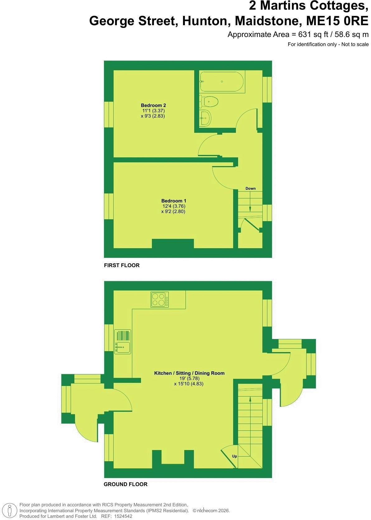 George Street, Hunton floorplan