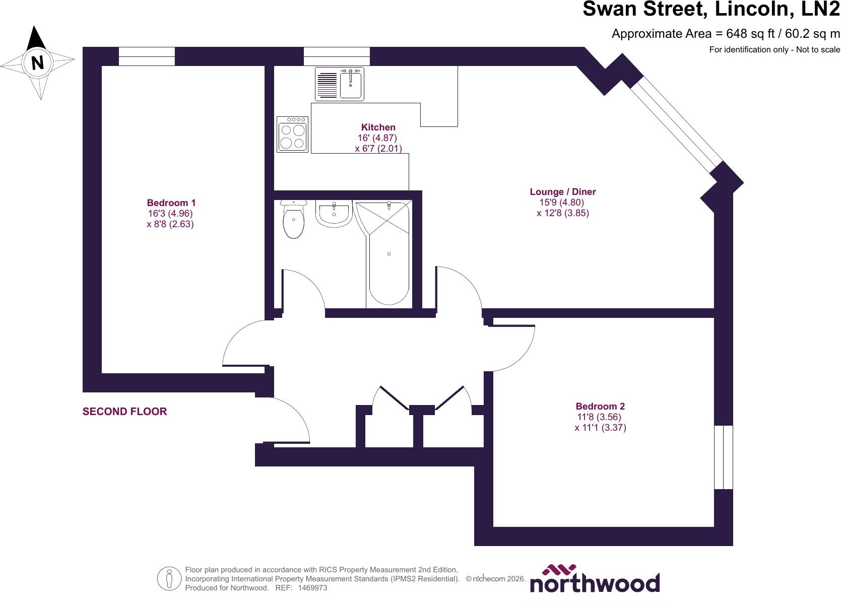 Swan Street, Lincoln, LN2 floorplan