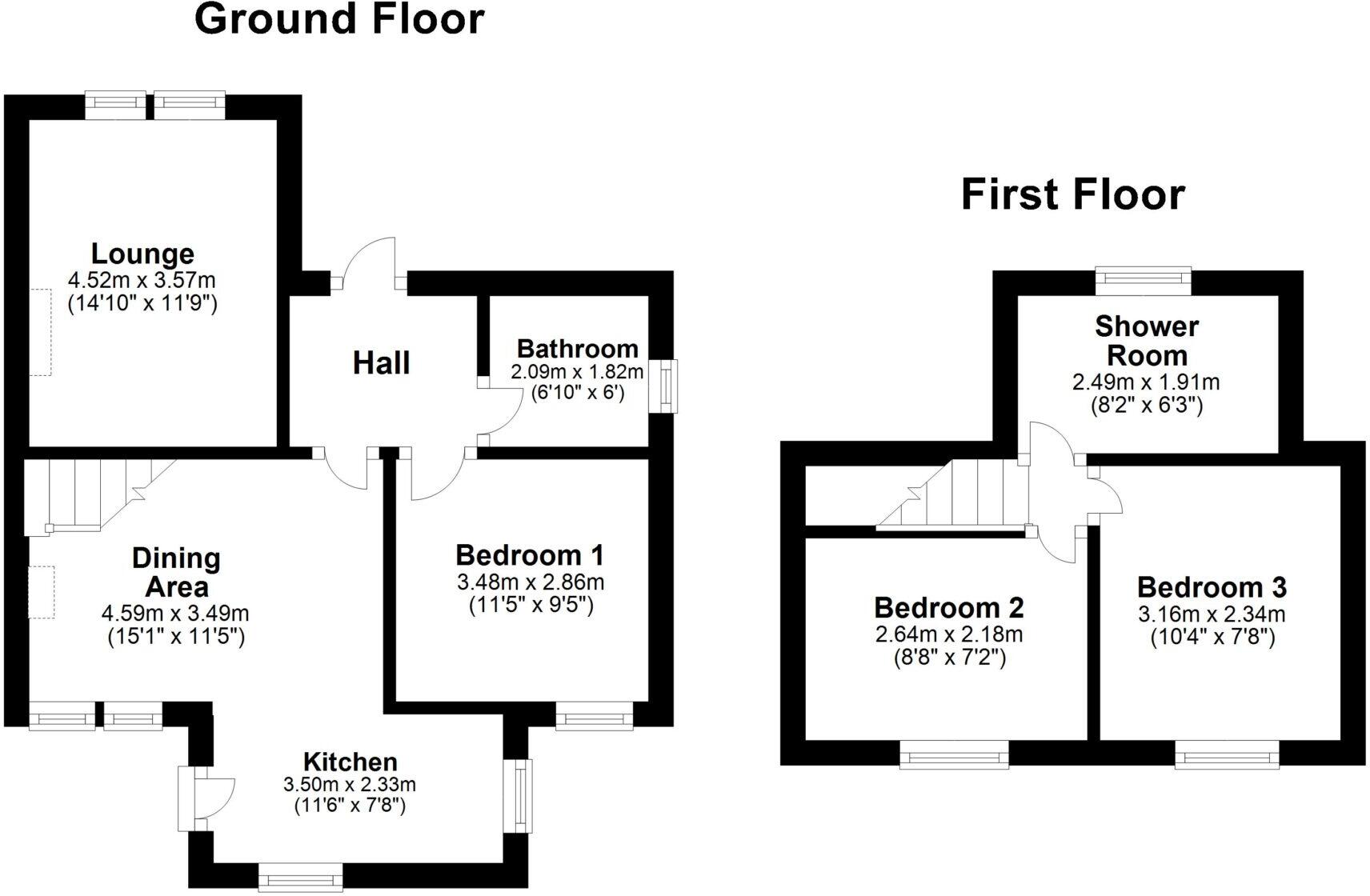 44 Westfield Road, Ayr, KA7 2XN floorplan