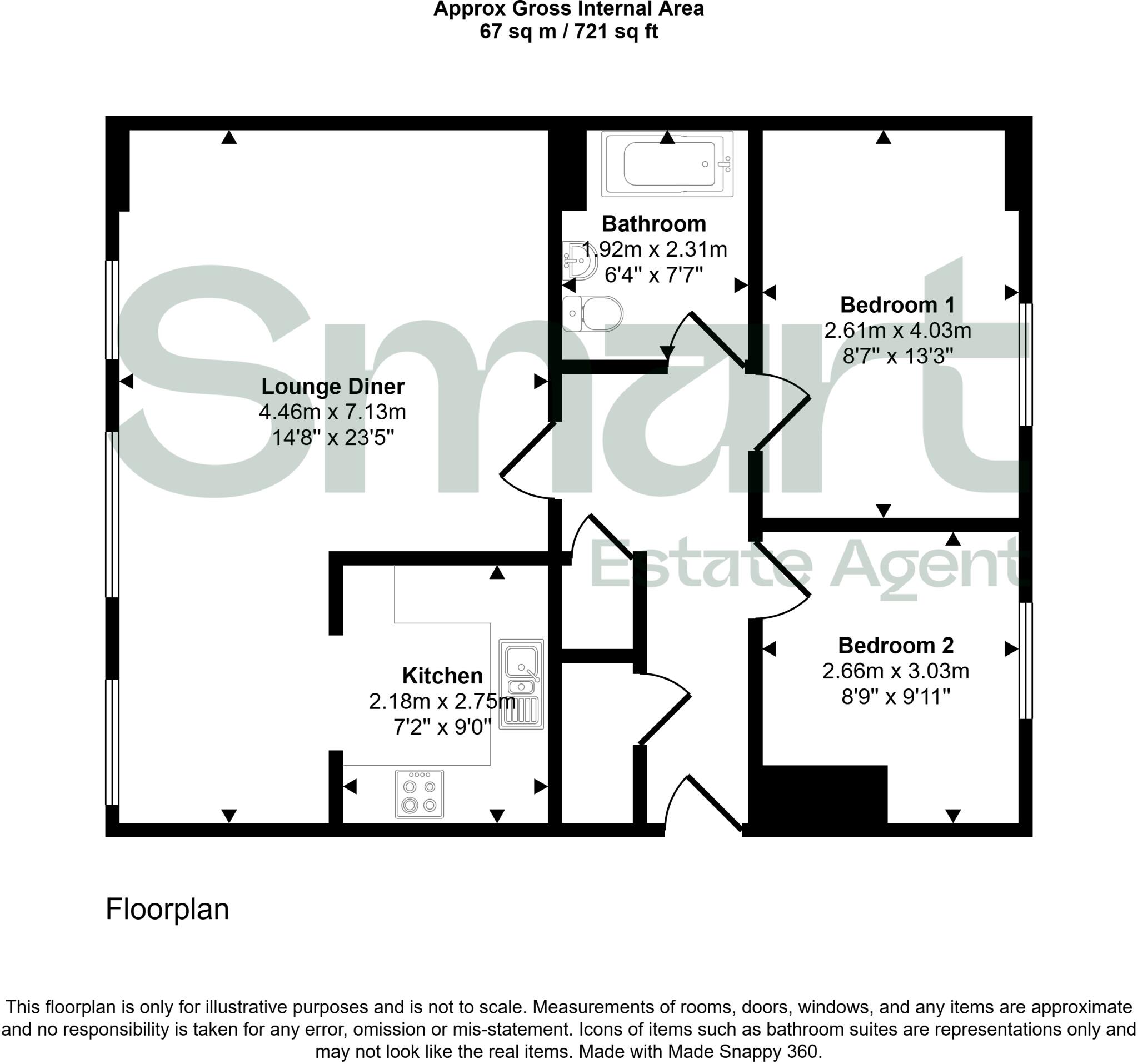 Waterside, Exeter floorplan