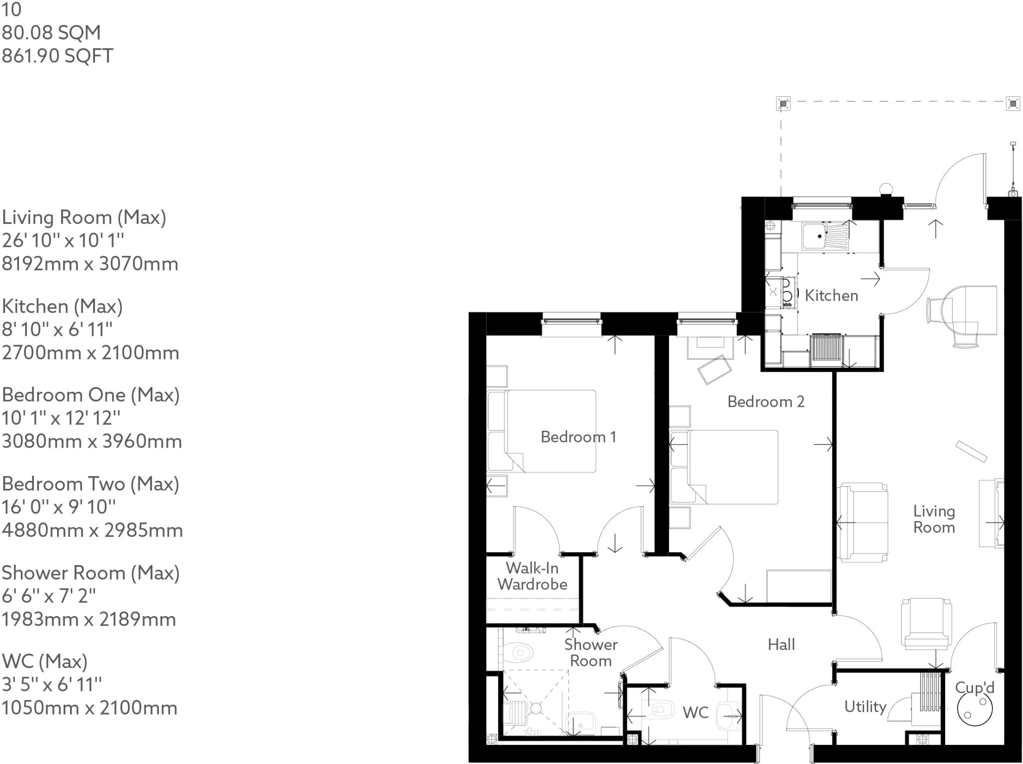 Barton Way,
Dartmouth,
TQ6 0GN floorplan