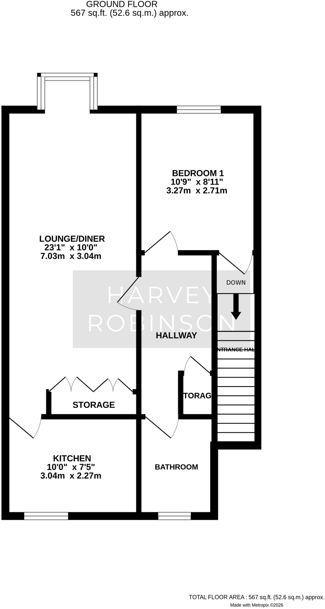 Flat 9, Alexandra Court, St Ives, PE27 5FG floorplan
