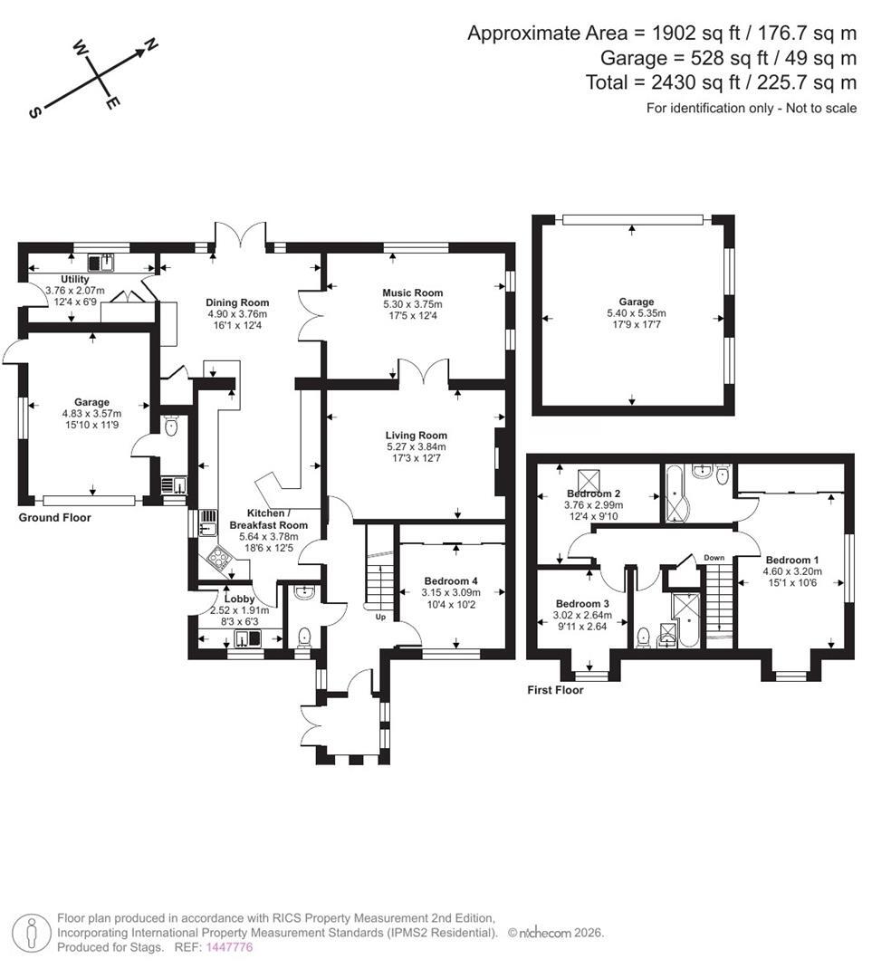 10 Cherry Tree Gardens, Tiverton floorplan