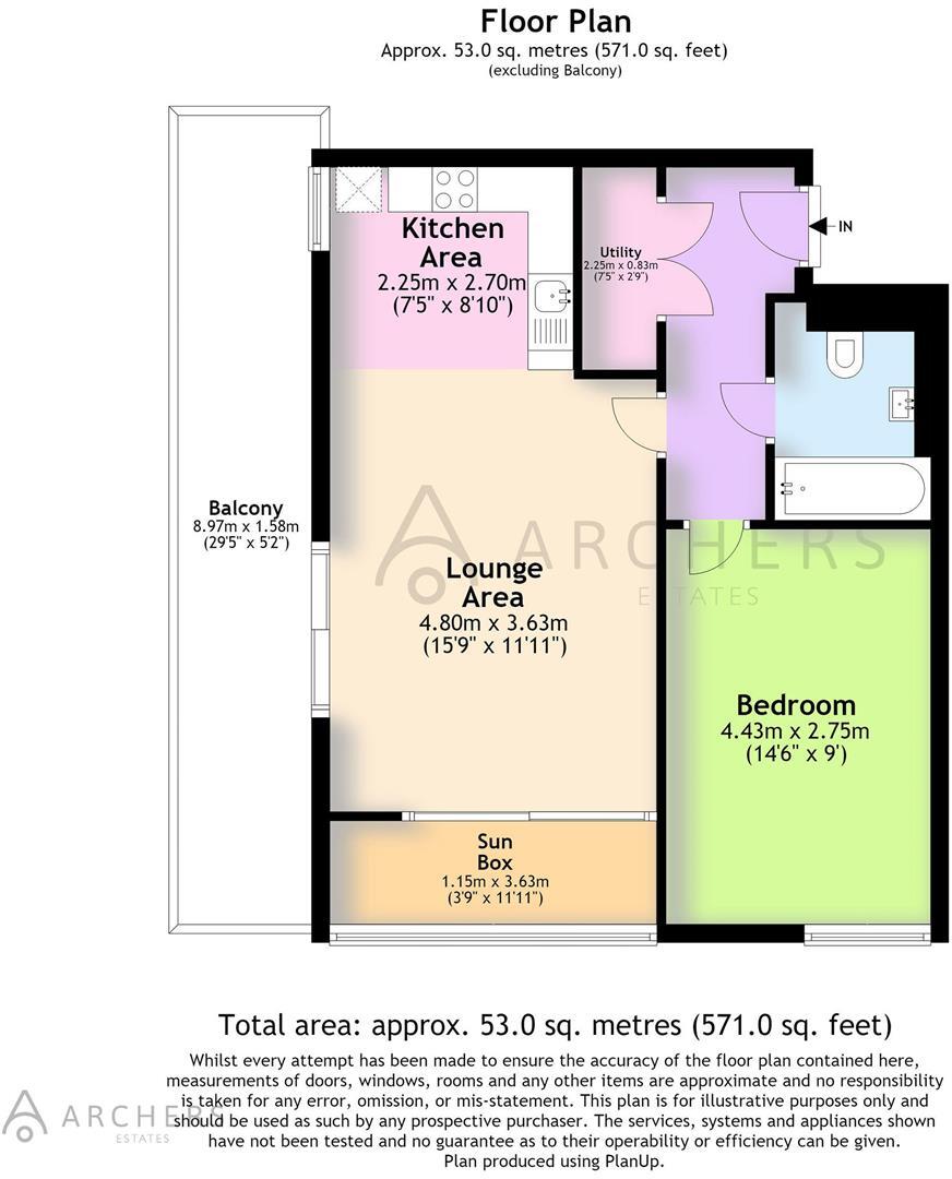Solly Street, Sheffield floorplan