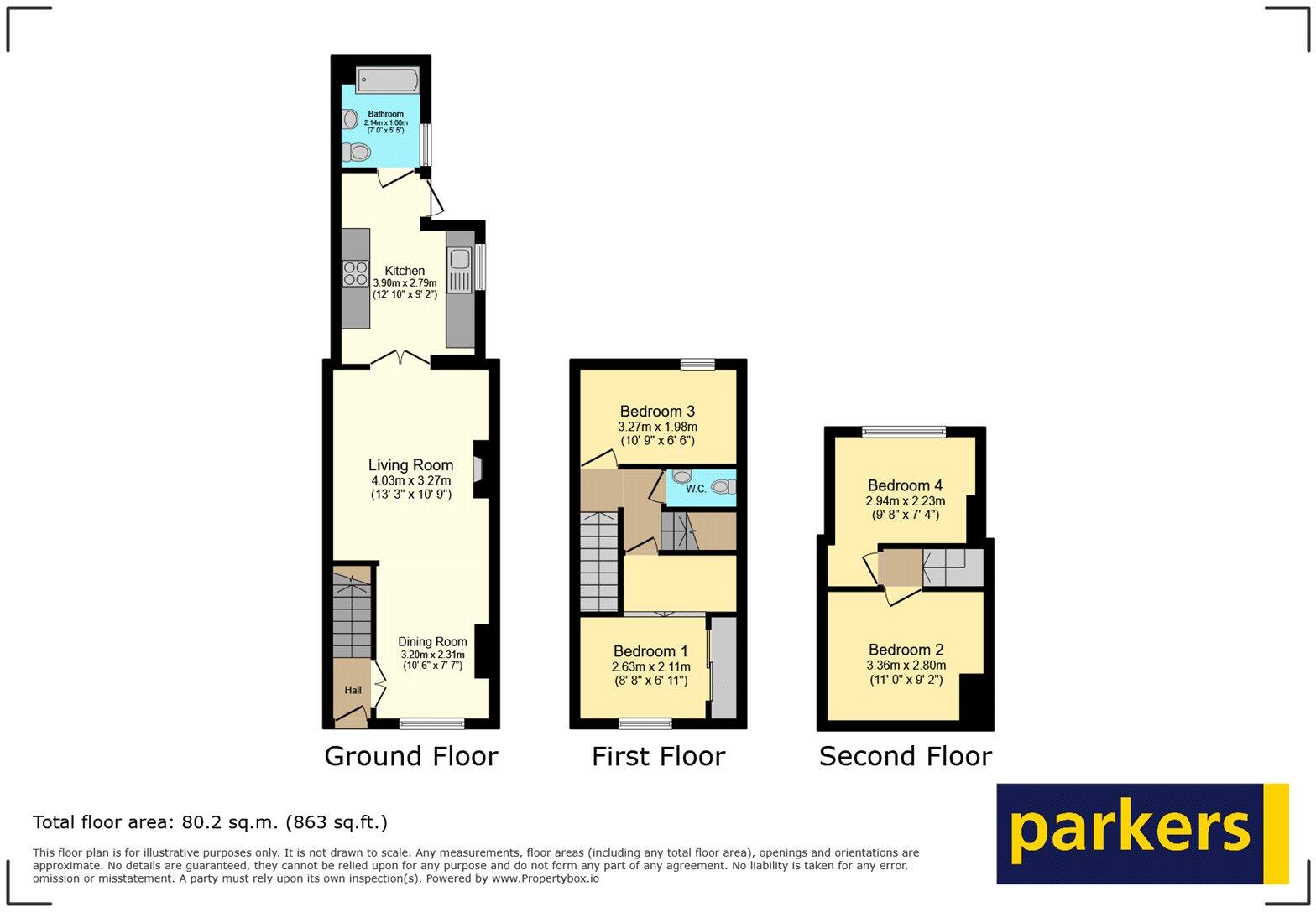 Wykeham Road, Reading, Berkshire, RG6 floorplan