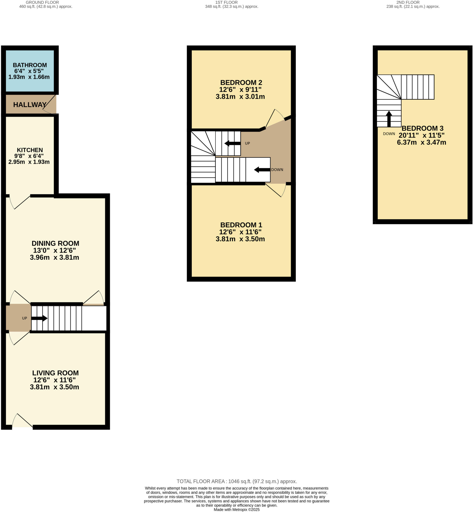 King Street, Hodthorpe, Worksop, Derbyshire, S80 floorplan