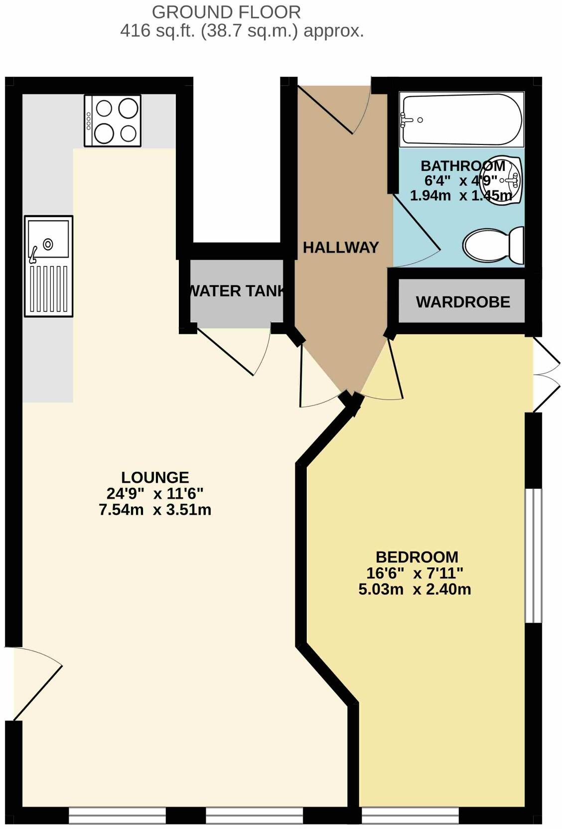 Park Field, Victoria Road, Malvern, Worcestershire, WR14 2TE floorplan