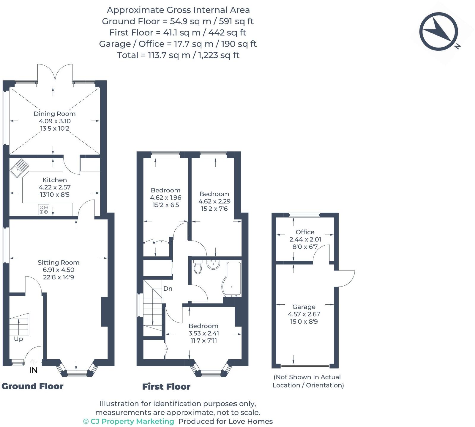 Sharpenhoe Road, Streatley, LU3 3PP floorplan