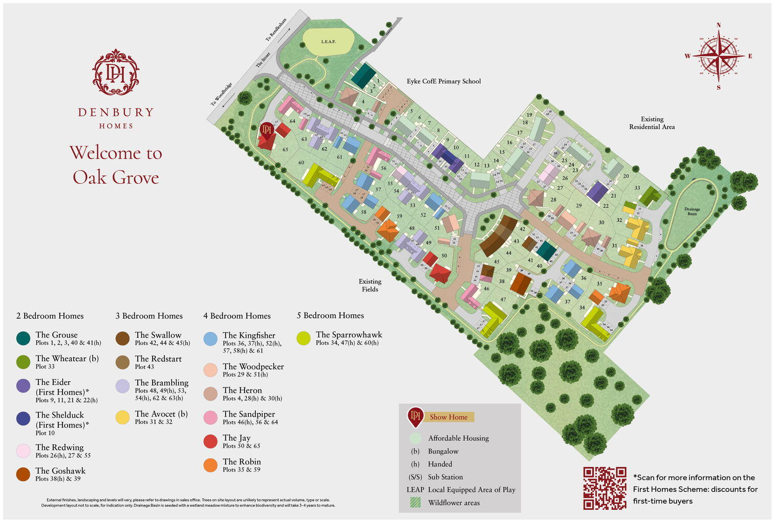Plot 42 - The Swallow, Oak Grove, Eyke, Nr Woodbridge, Suffolk floorplan