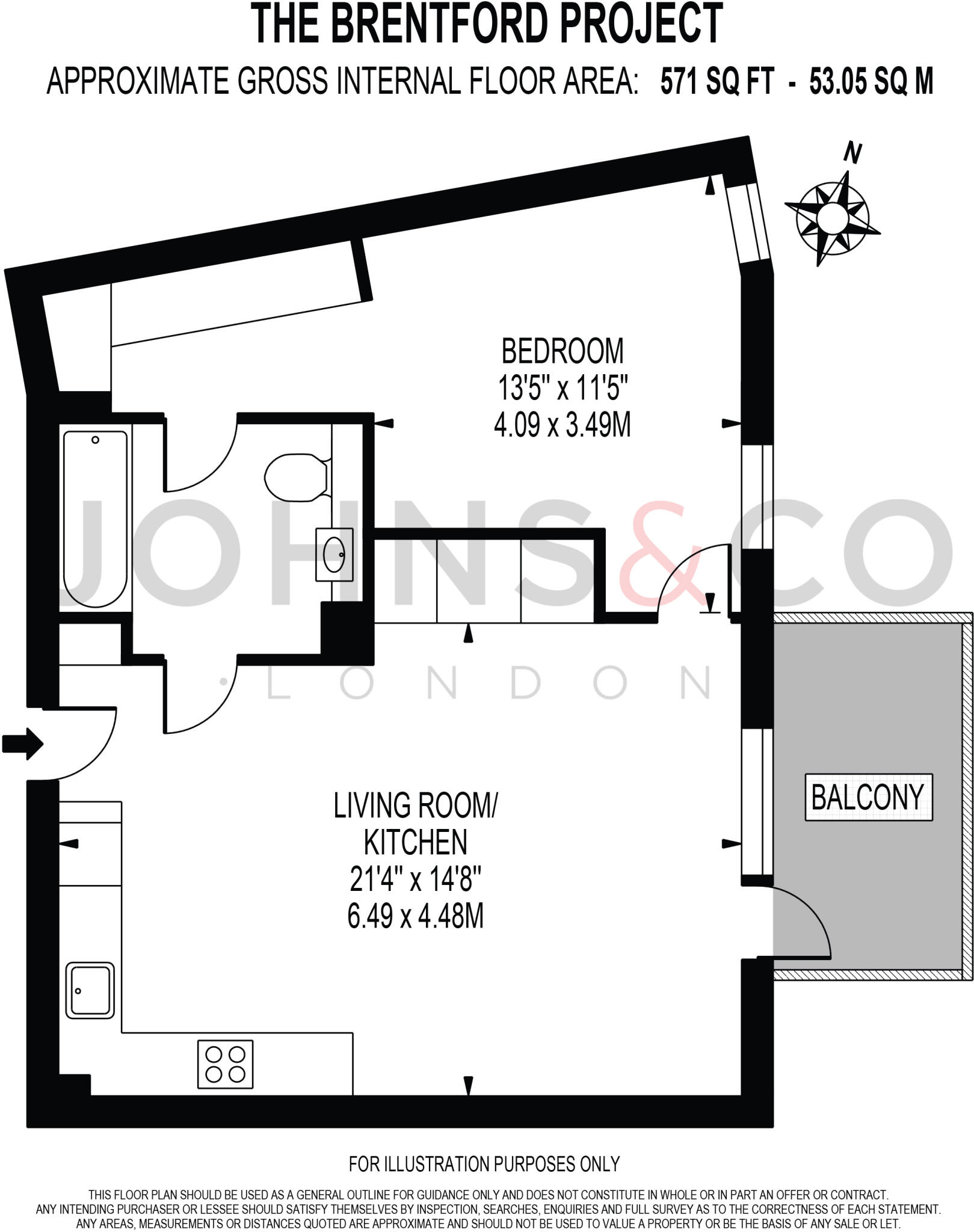 The Brentford Project, Brentford, TW8 floorplan