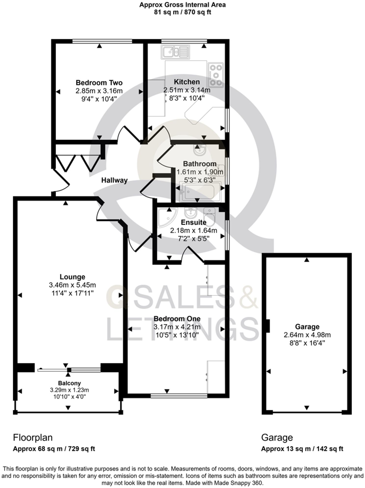 Cavendish Road, Beechcroft, BH1 floorplan
