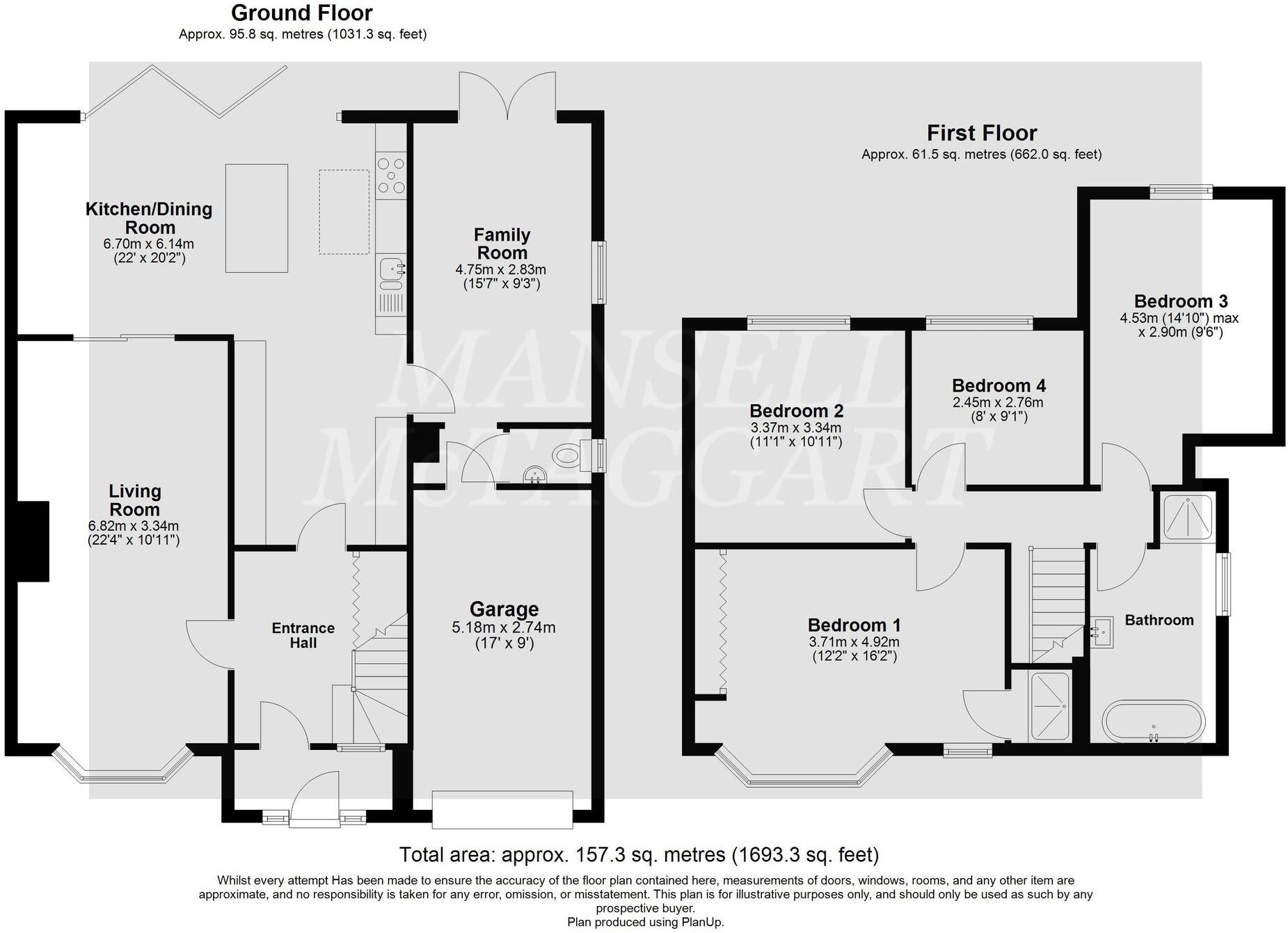Crossways Avenue, East Grinstead, RH19 floorplan
