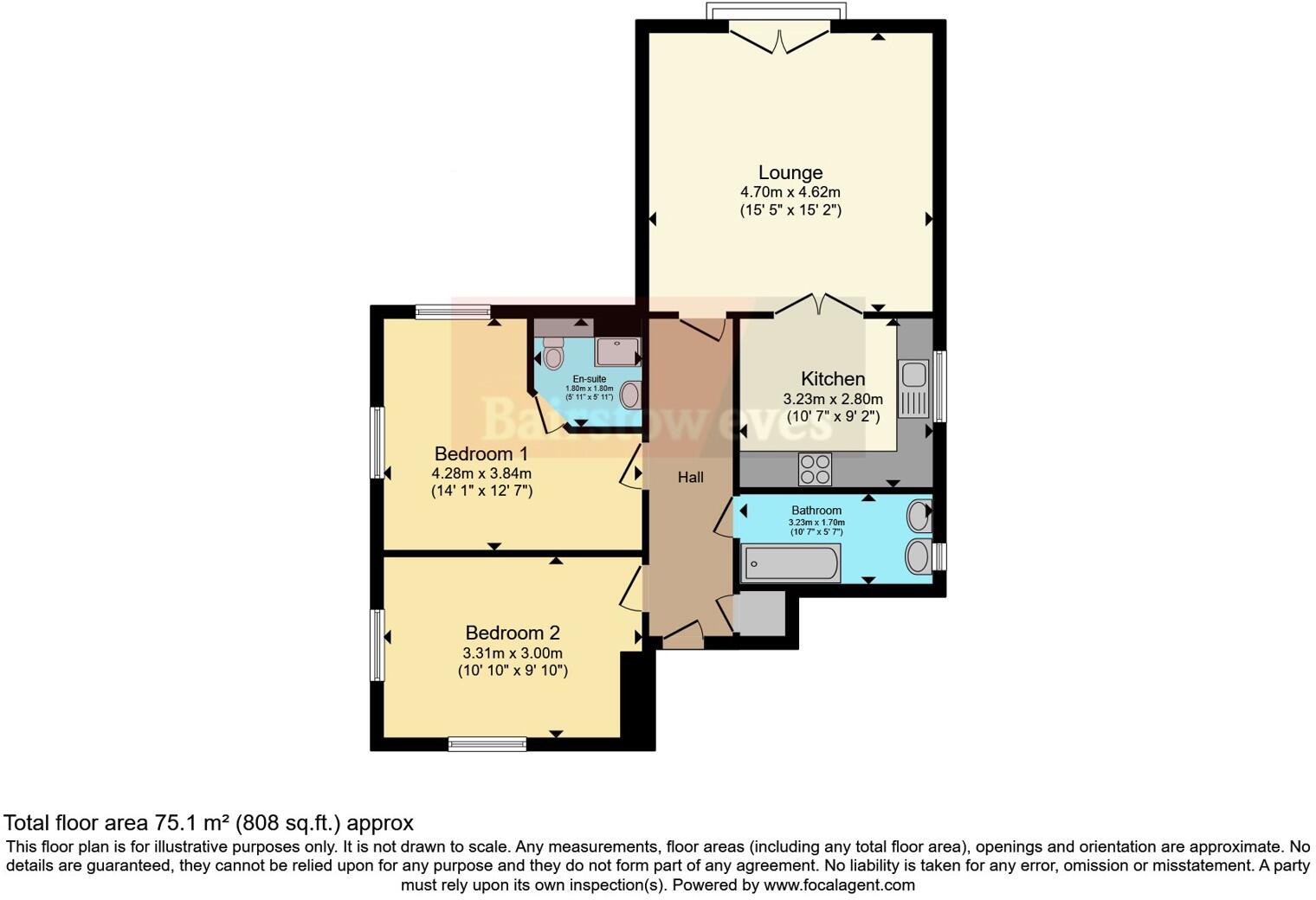 St. Helens Mews, Brentwood, Essex, CM14 floorplan