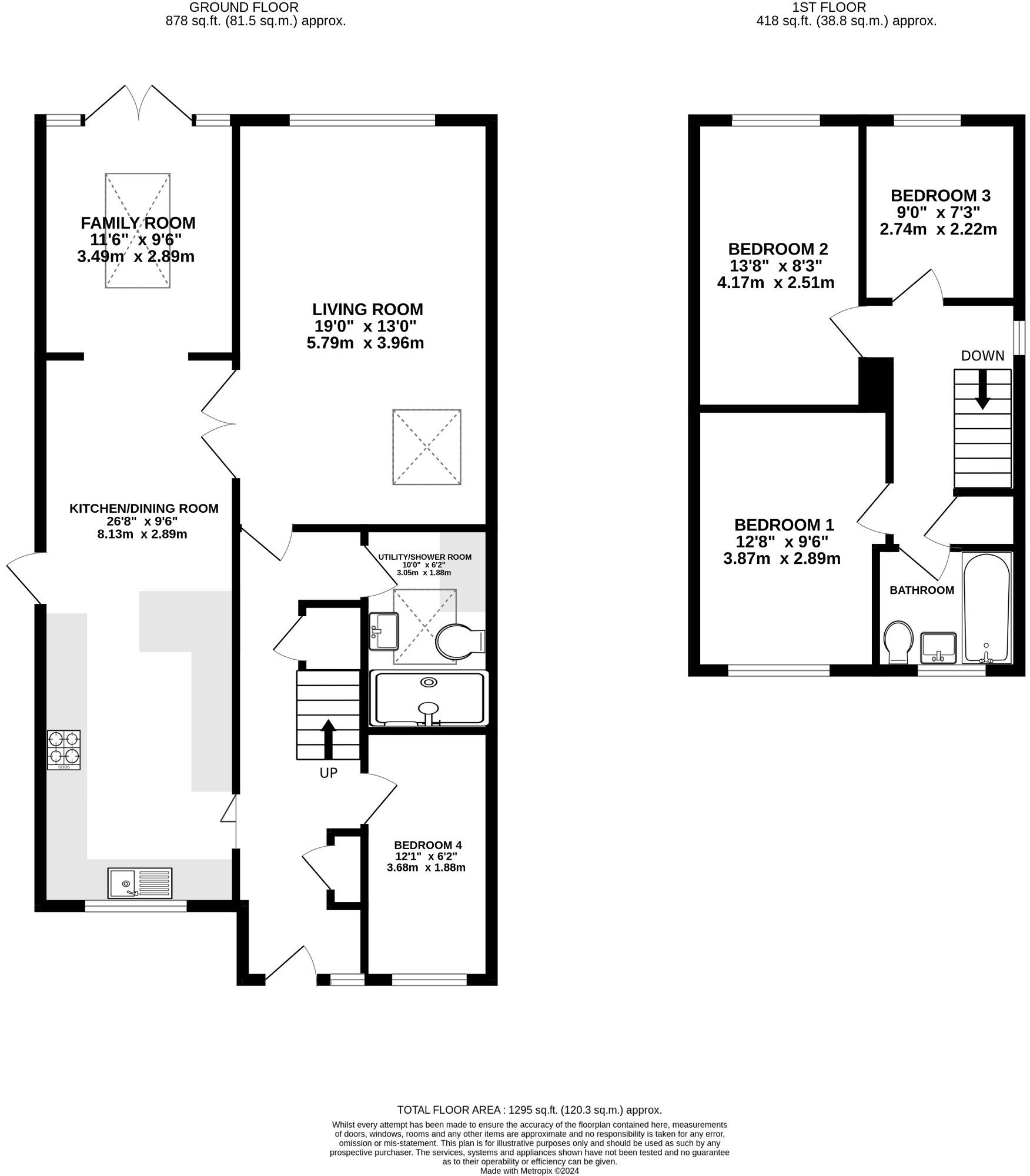 Kerfield Way, Hook, RG27 9EZ floorplan