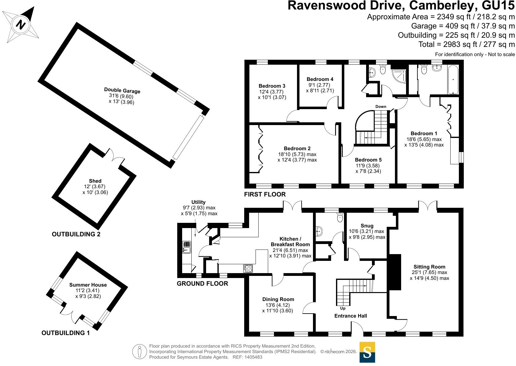 Ravenswood Drive, Camberley, Surrey, GU15 floorplan
