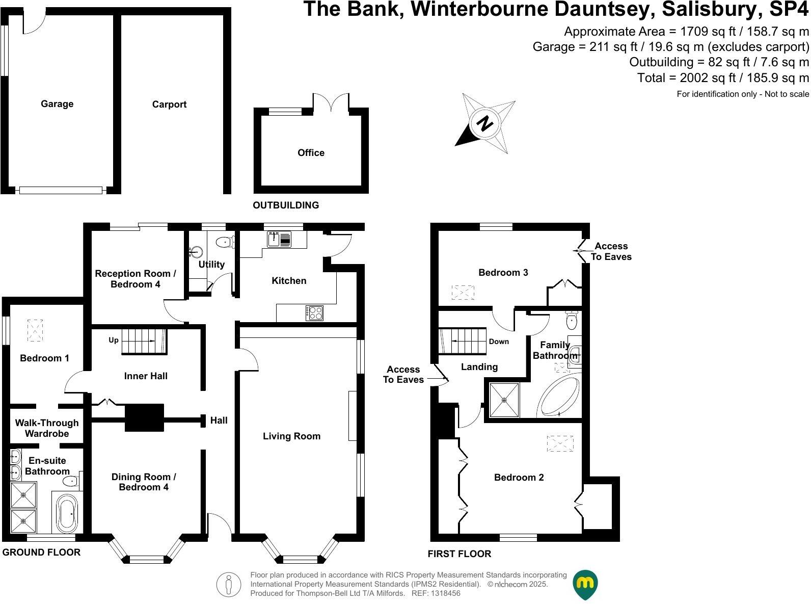 The Bank, Winterbourne Dauntsey floorplan