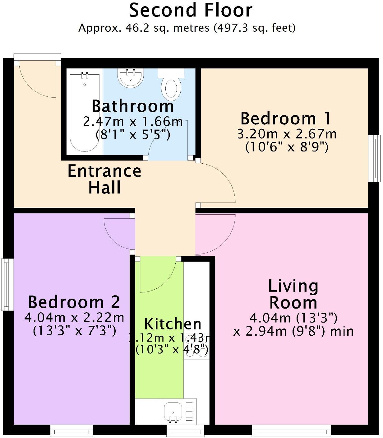 Arthur Road, Christchurch floorplan