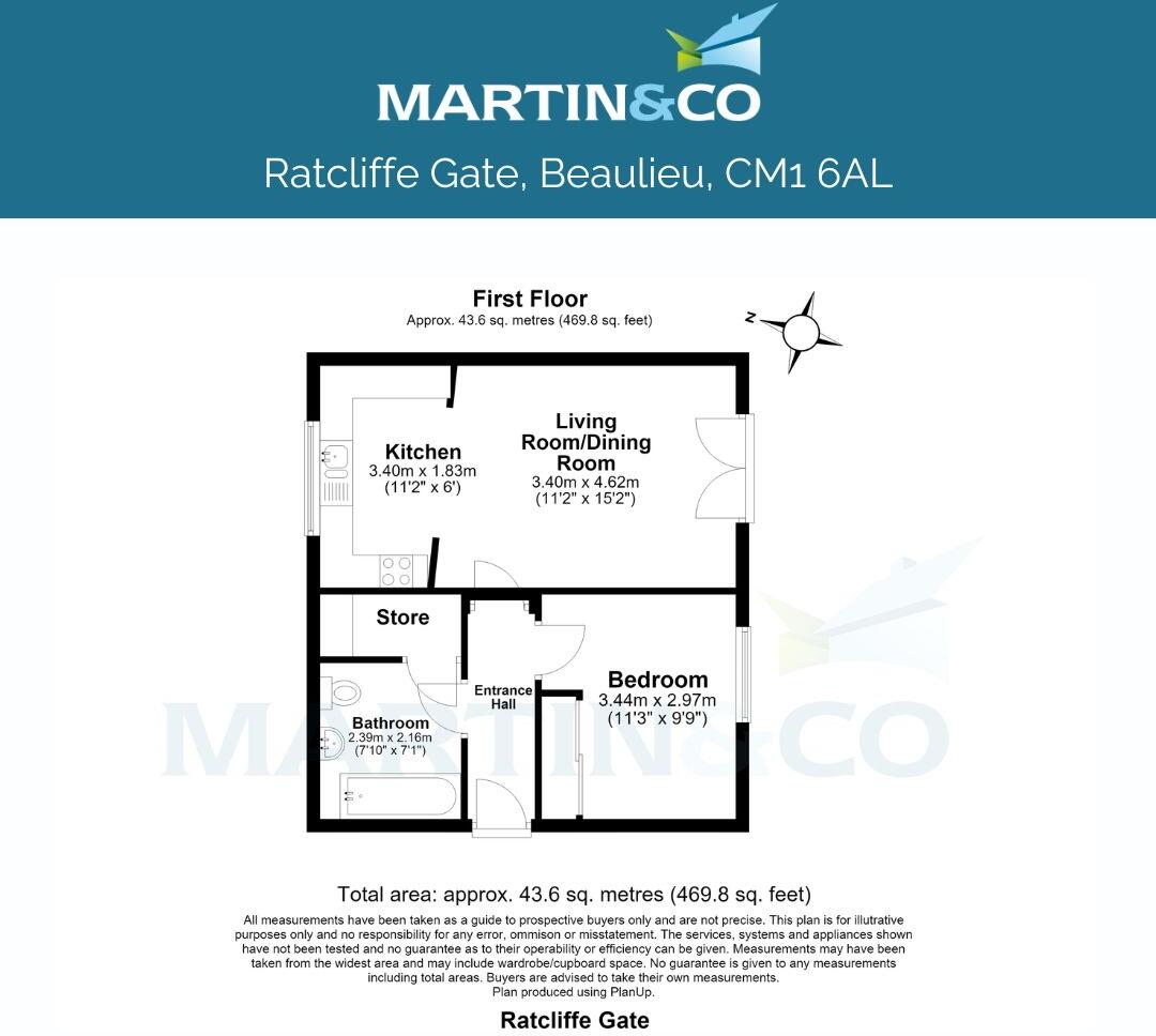 Ratcliffe Gate, Chelmsford floorplan
