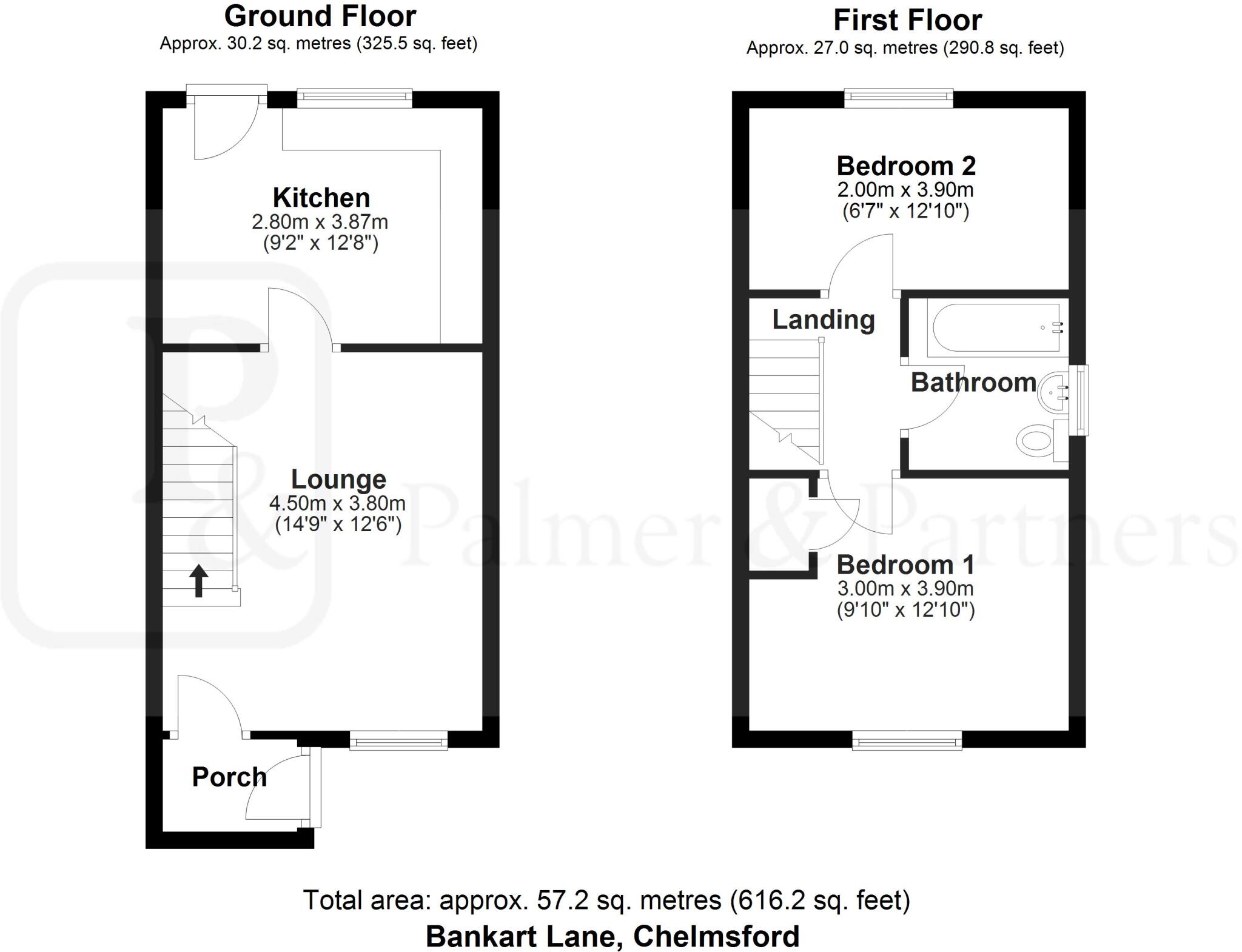 Bankart Lane, Chelmer Village, Chelmsford, Essex, CM2 floorplan