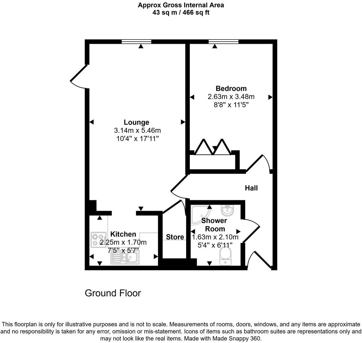 Tatton Court, Heaton Moor SK4 4NL floorplan