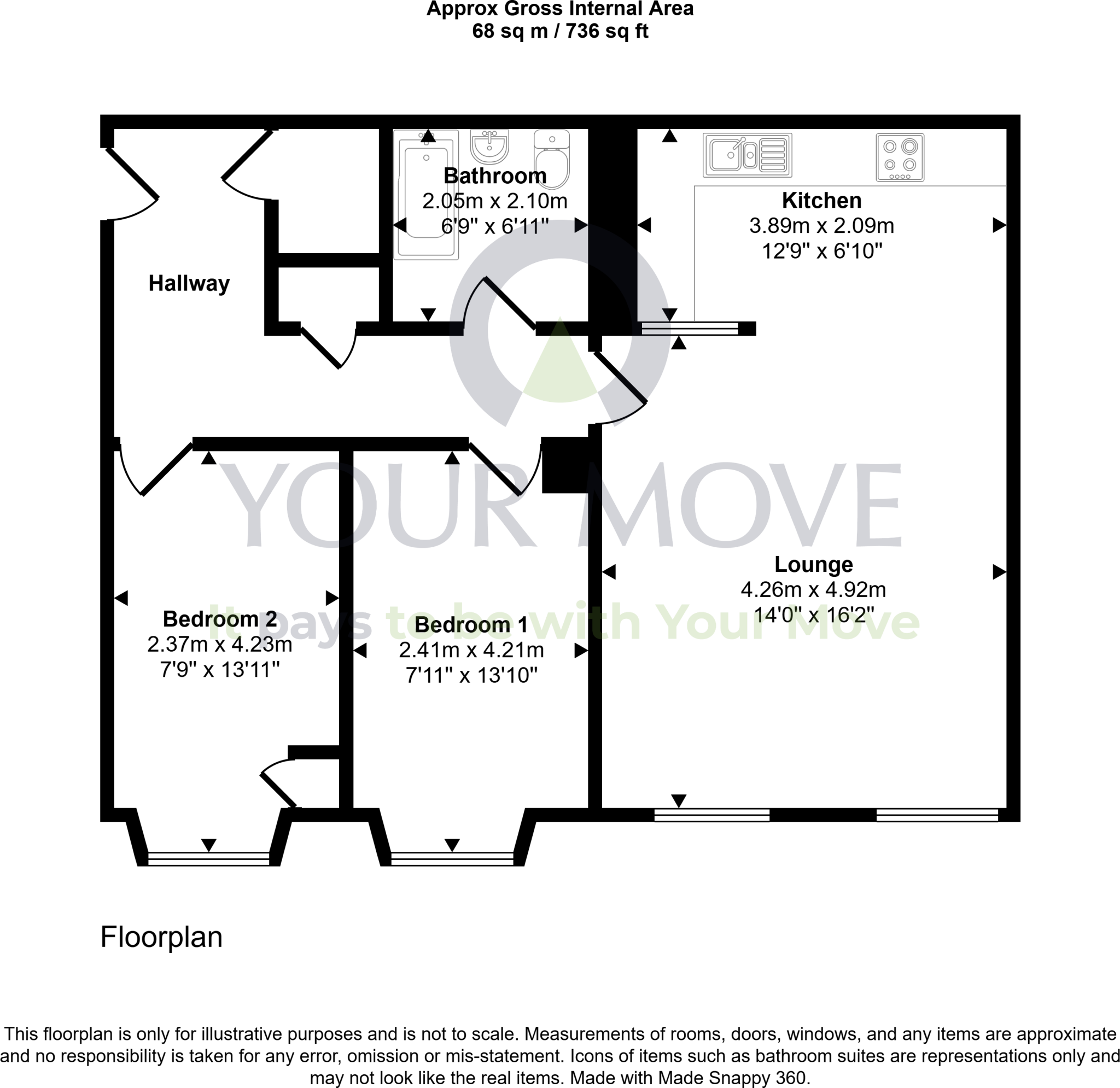St. Leonards Street, Dunfermline, Fife, KY11 floorplan