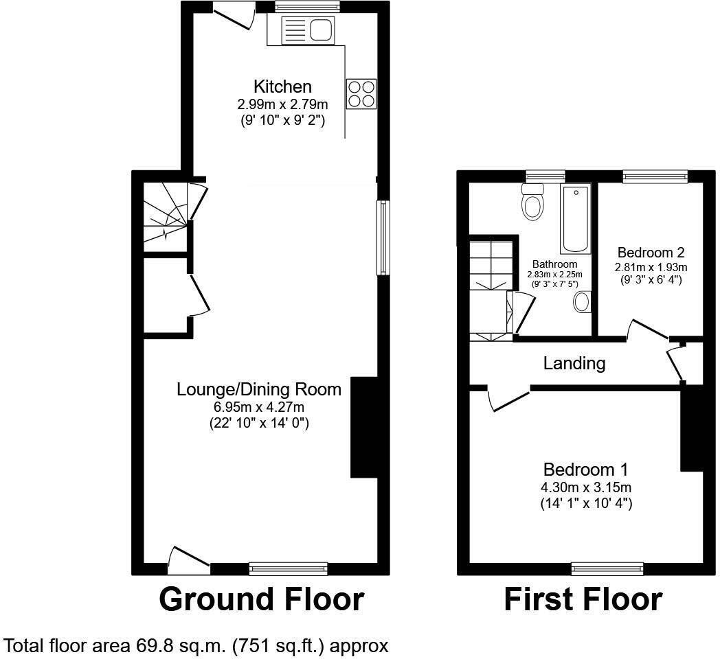 Victoria Street, Ackworth, Pontefract, Wakefield floorplan