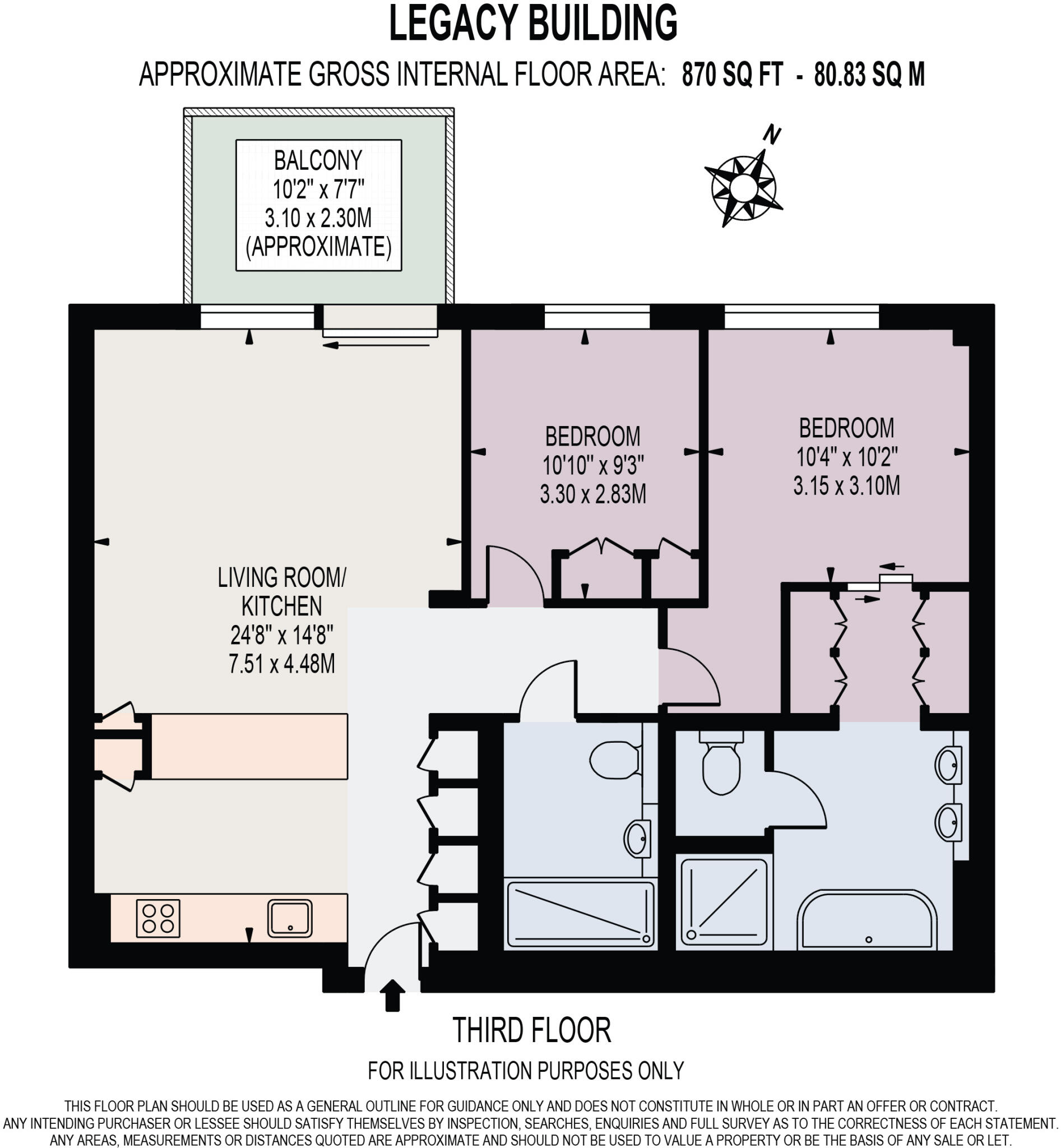 Viaduct Gardens, London, SW11 floorplan