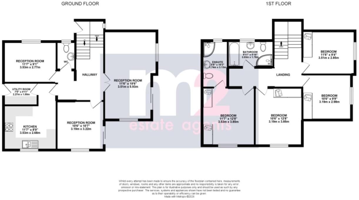 The Rosegarden, Newport, NP20 floorplan