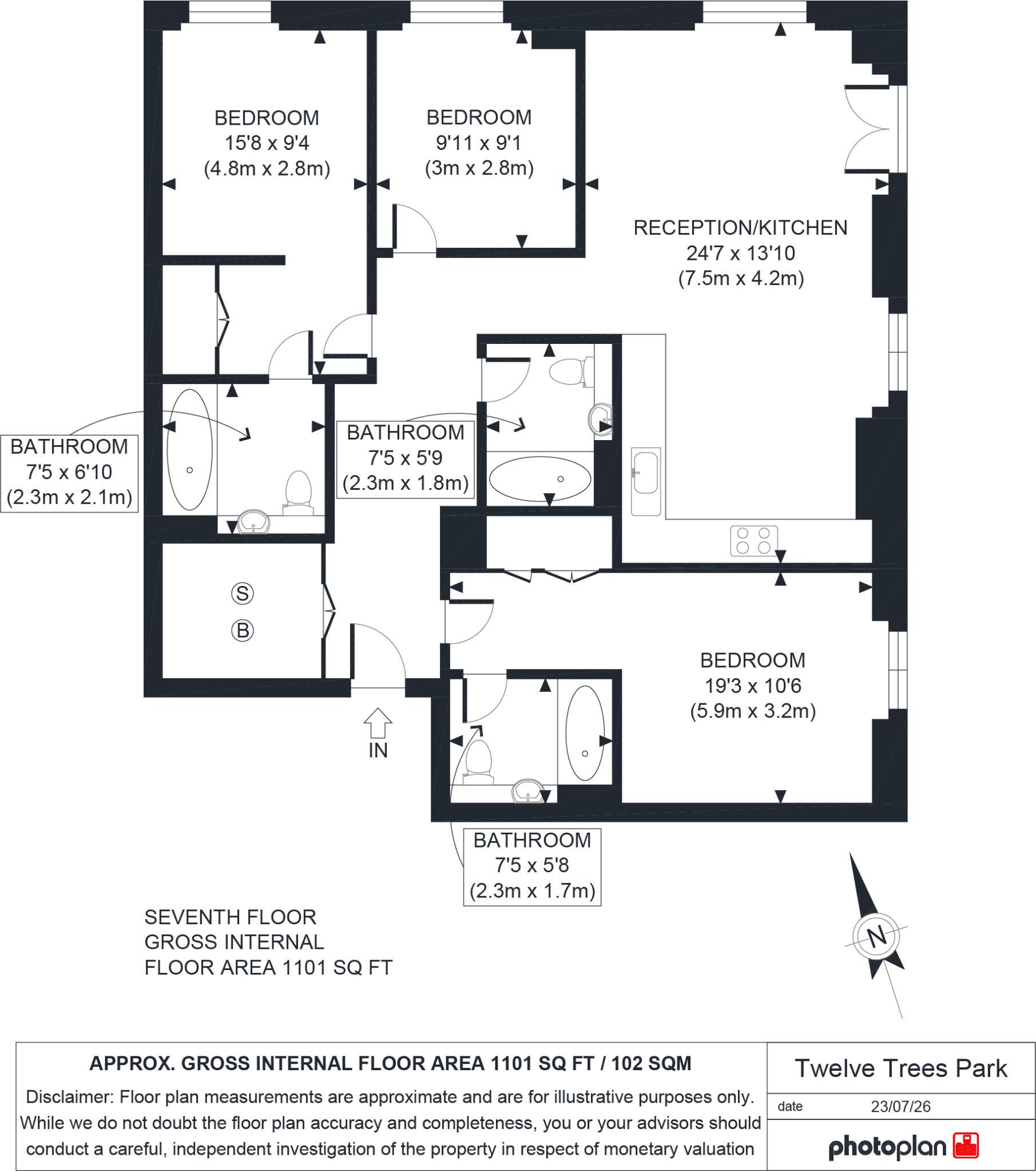 Affinity View, London floorplan
