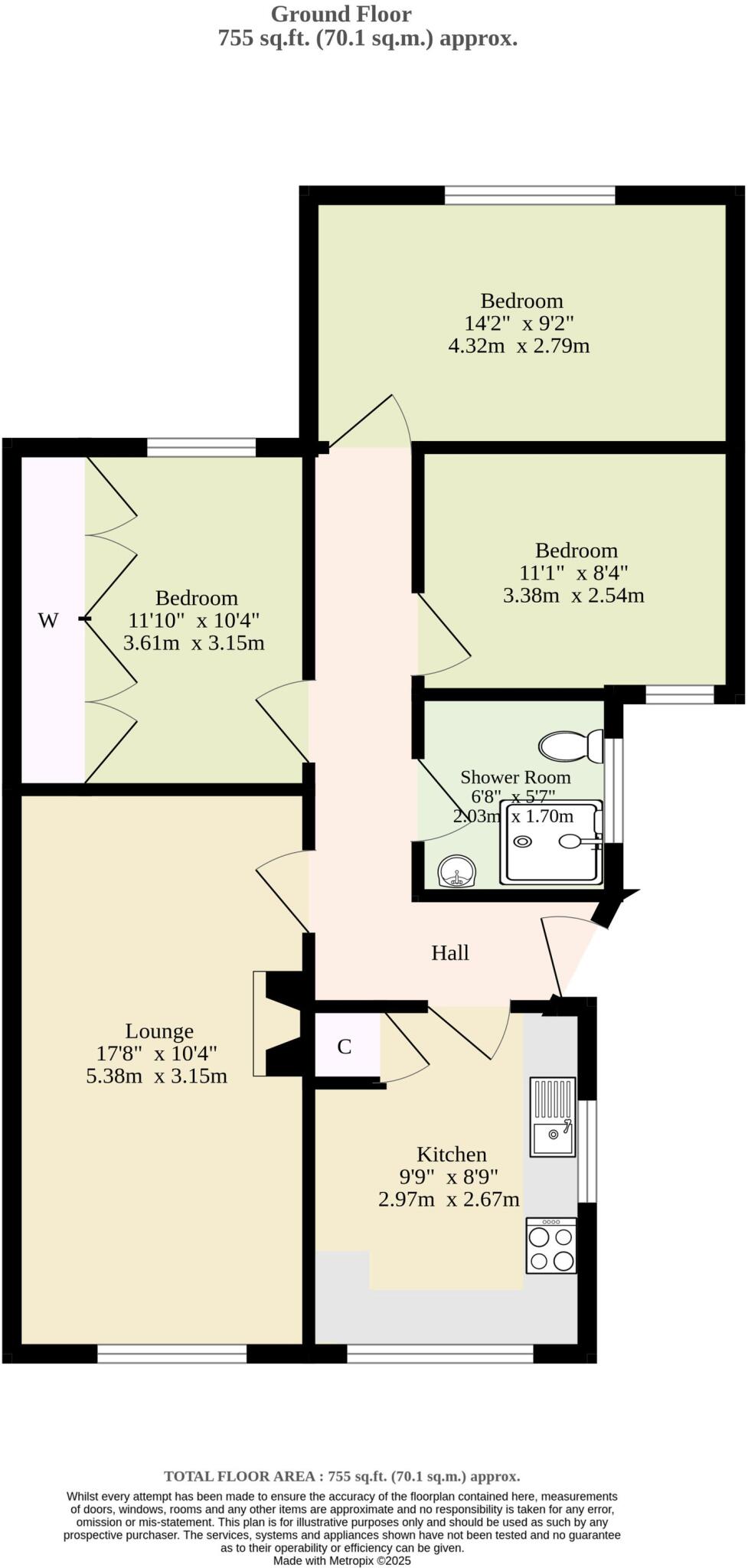 Seafield Road North, Caister-On-Sea floorplan