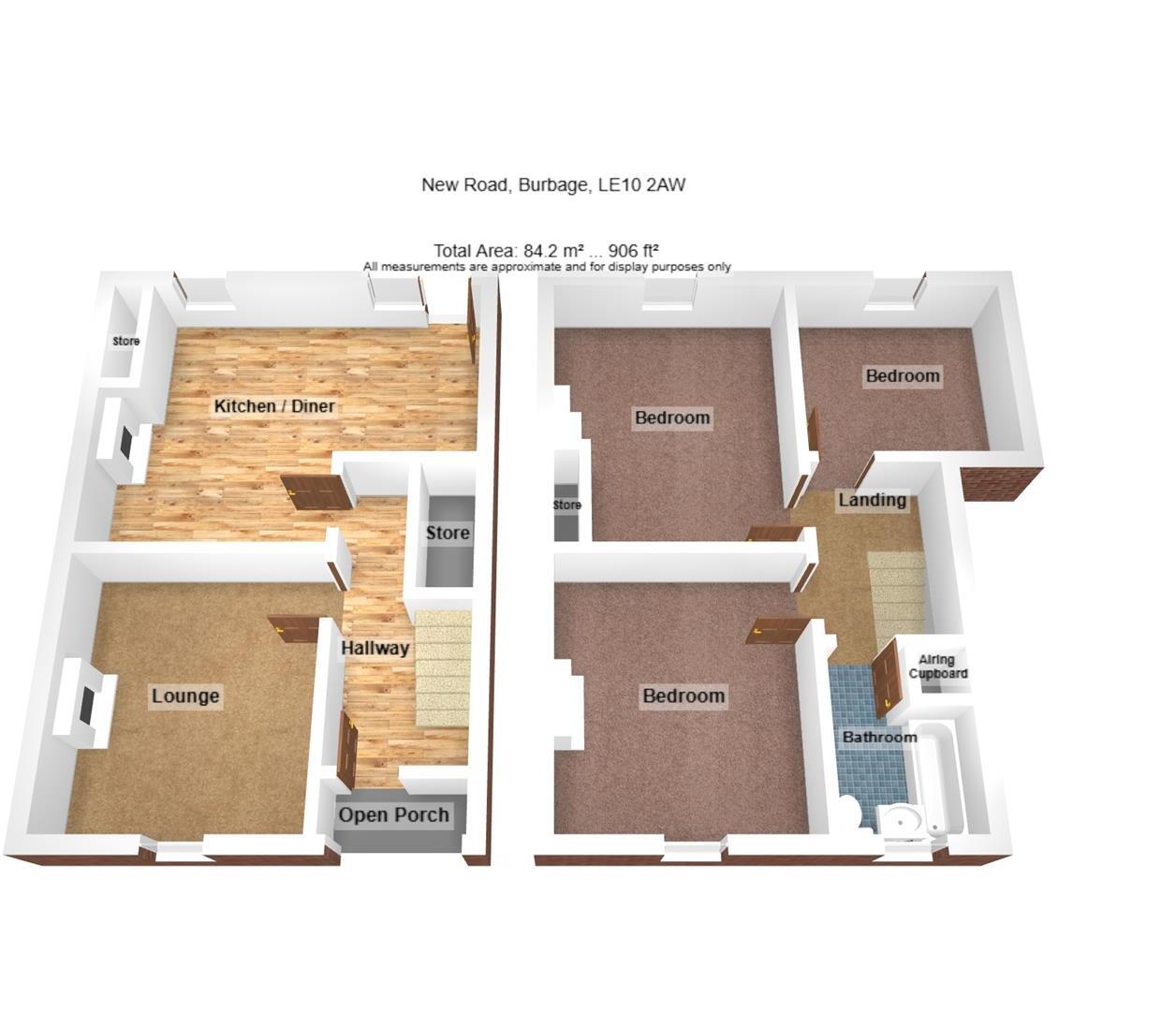 New Road, Burbage floorplan