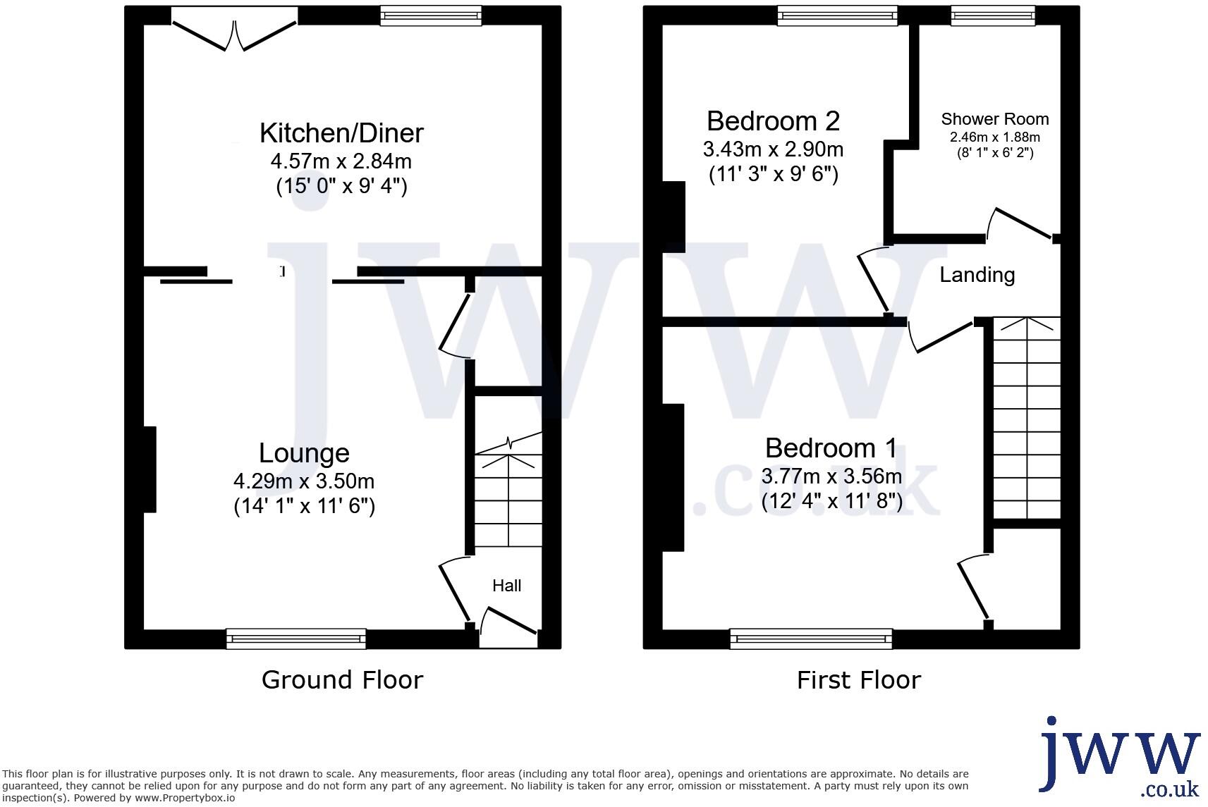Black Road, Langley Moor, Durham, DH7 floorplan