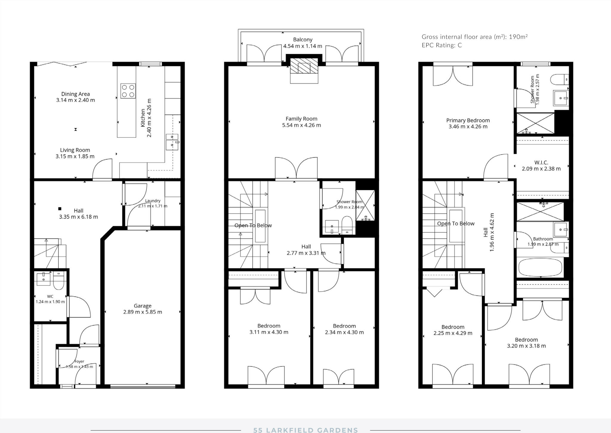55 Larkfield Gardens, Trinity, Edinburgh, EH5 3QB floorplan