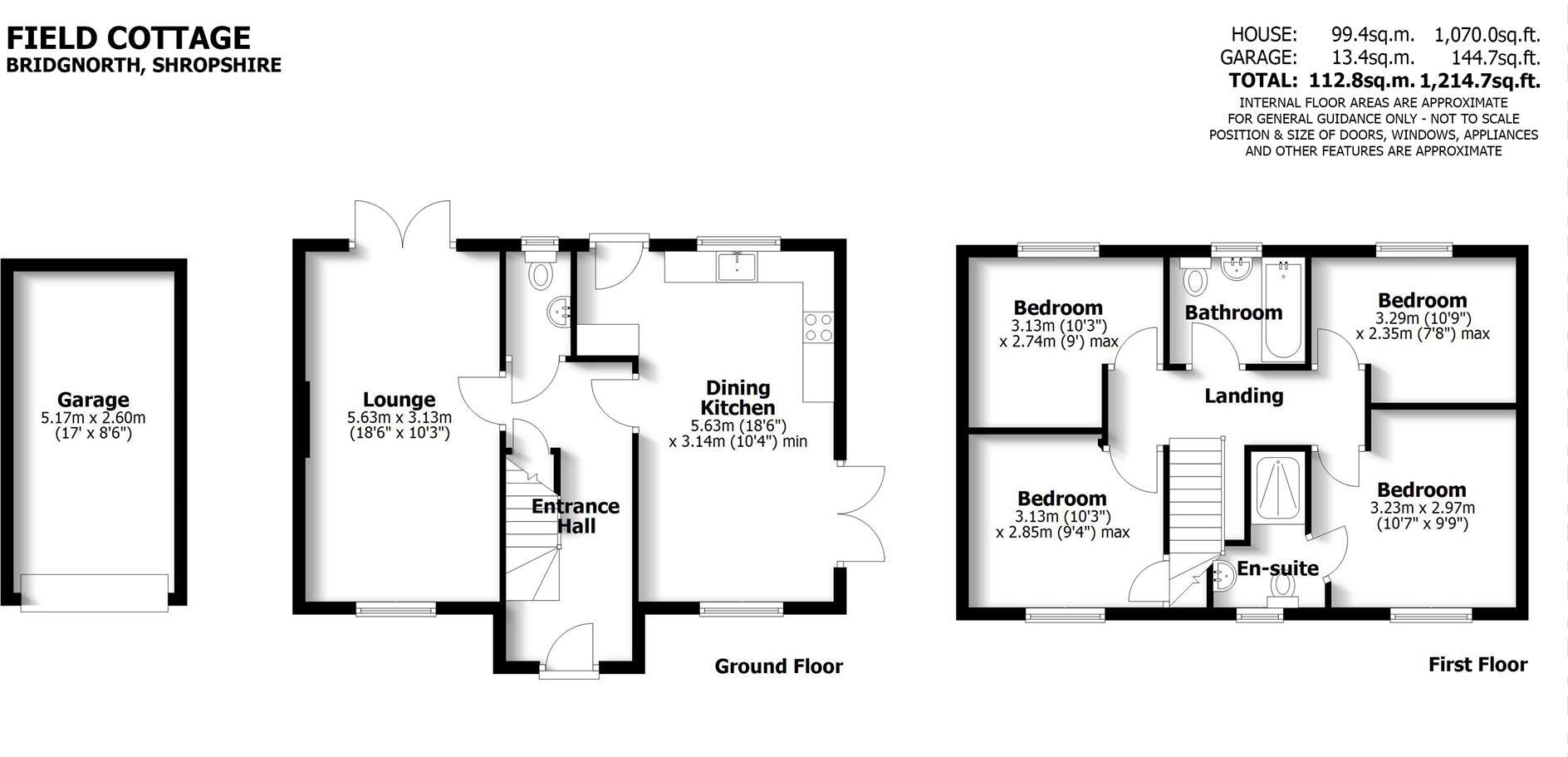 Field Cottage, Kings Loade, Bridgnorth floorplan