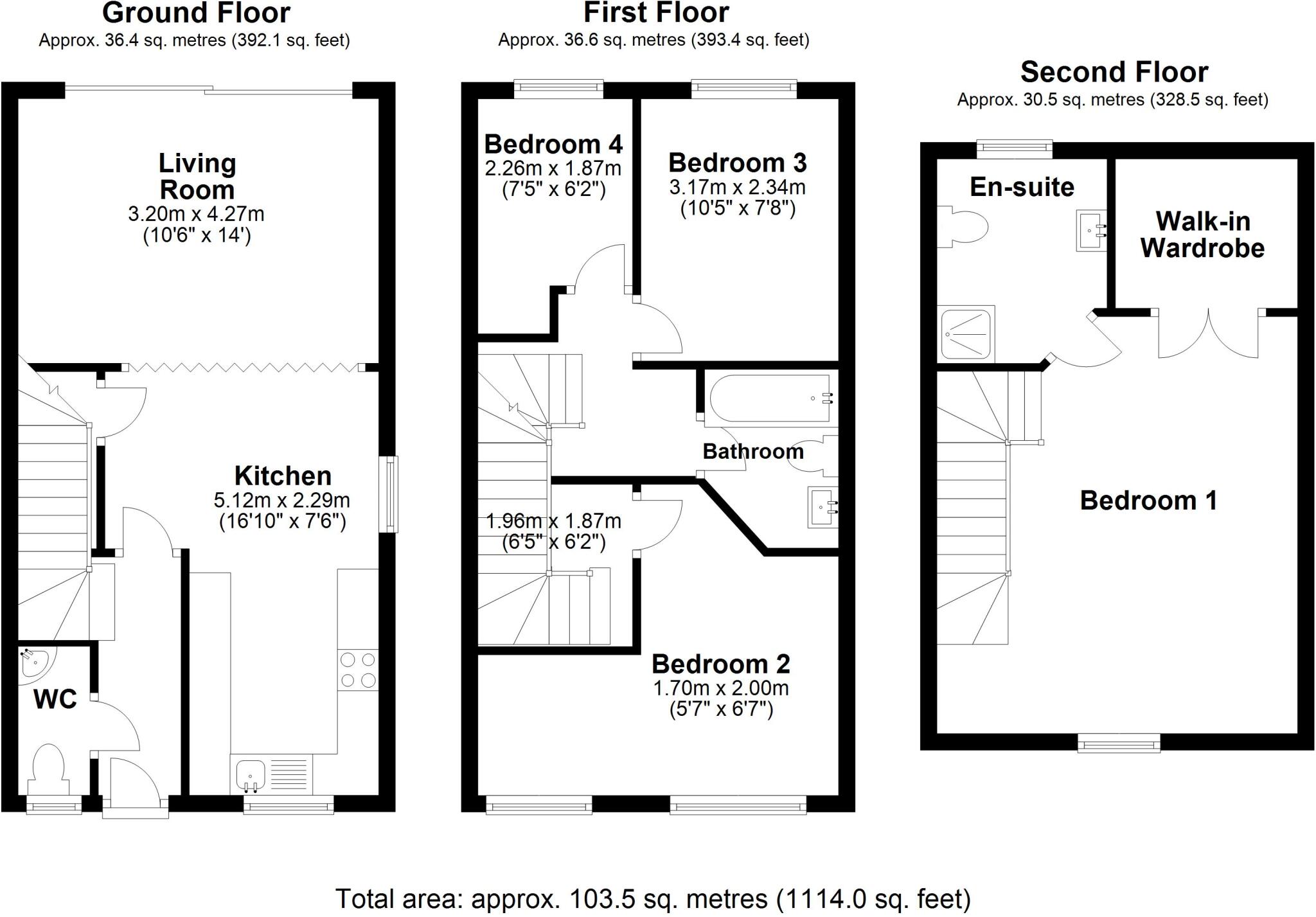 Newdawn Place, Stratton Villas, Swindon, SN1 floorplan