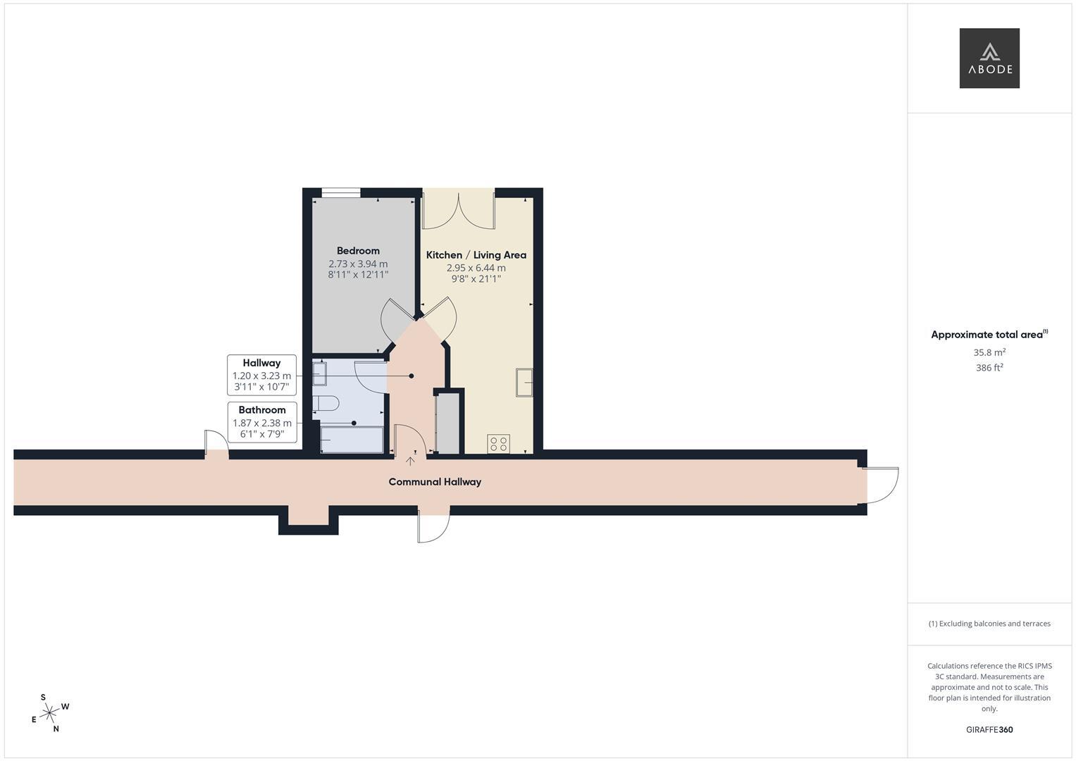 Skylight Apartments, Shiners Way, South Normanton, Alfreton floorplan