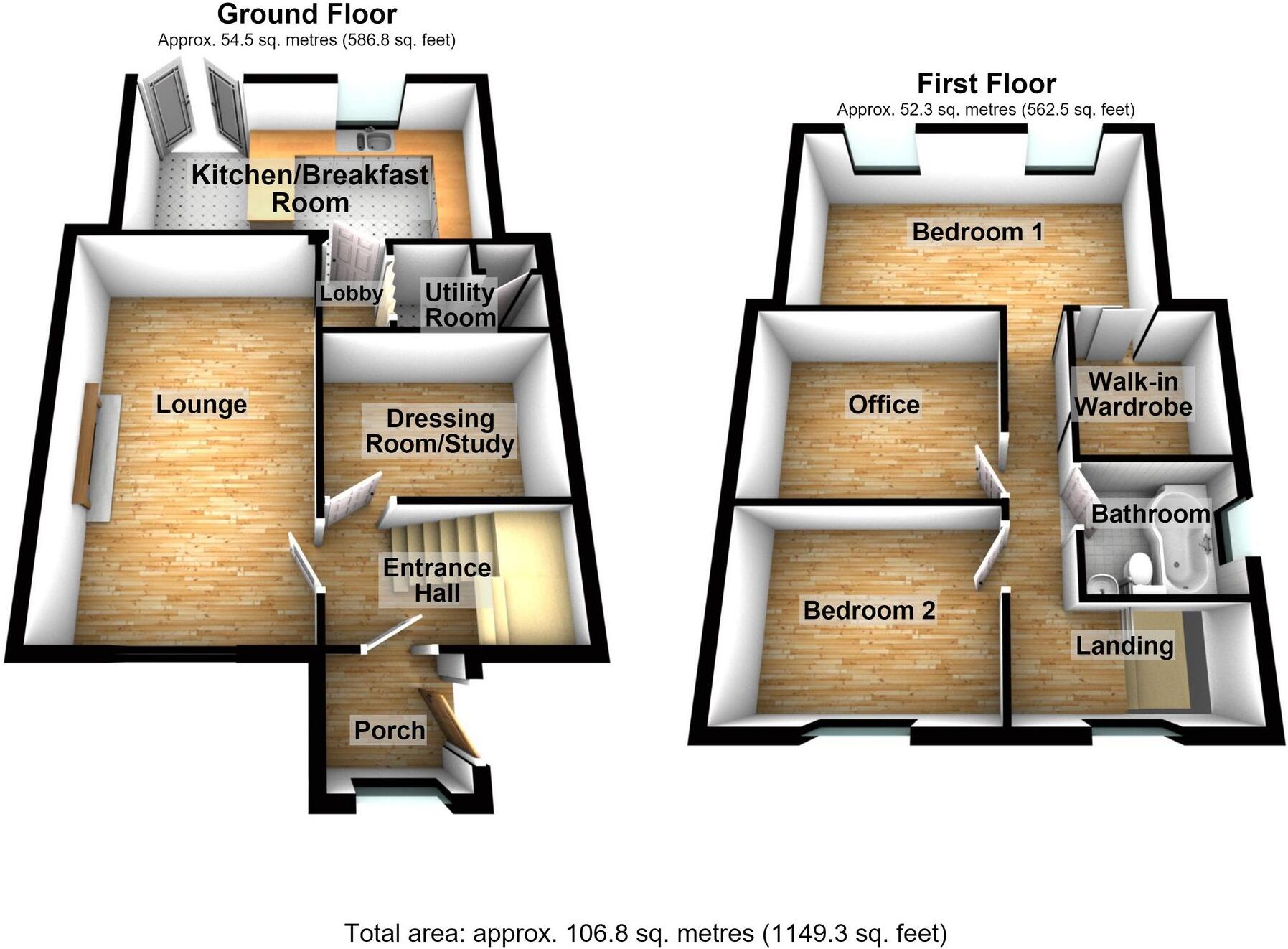 Woodfield Terrace, Tir-Y-Berth, CF82 floorplan