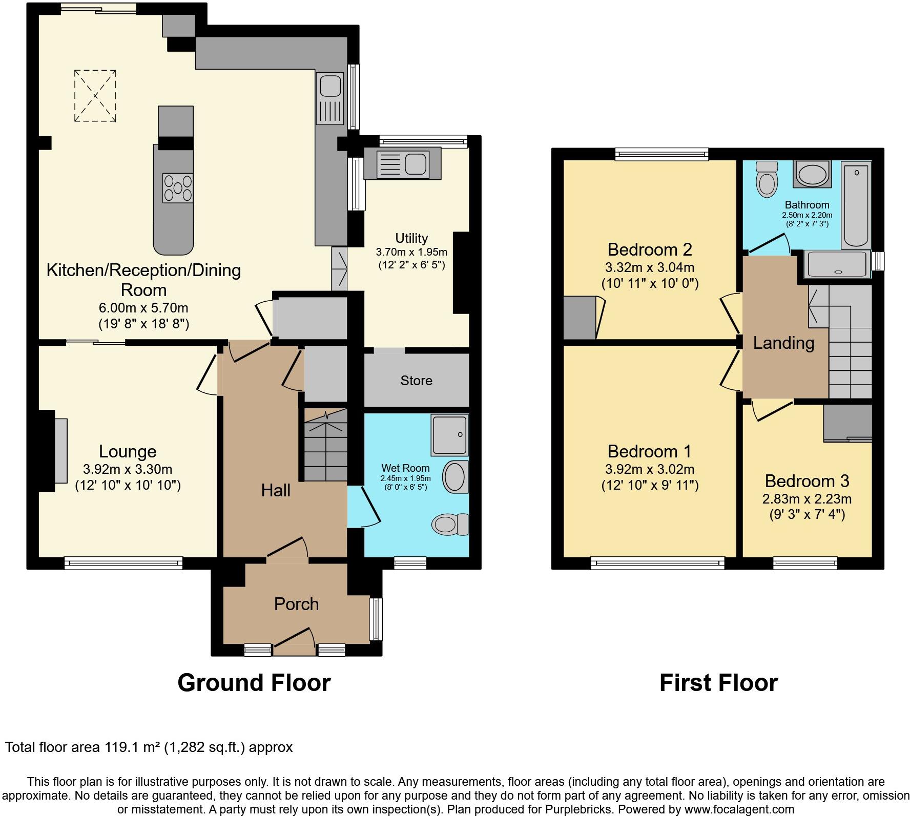Beaumaris Close, Pontypridd, CF38 floorplan