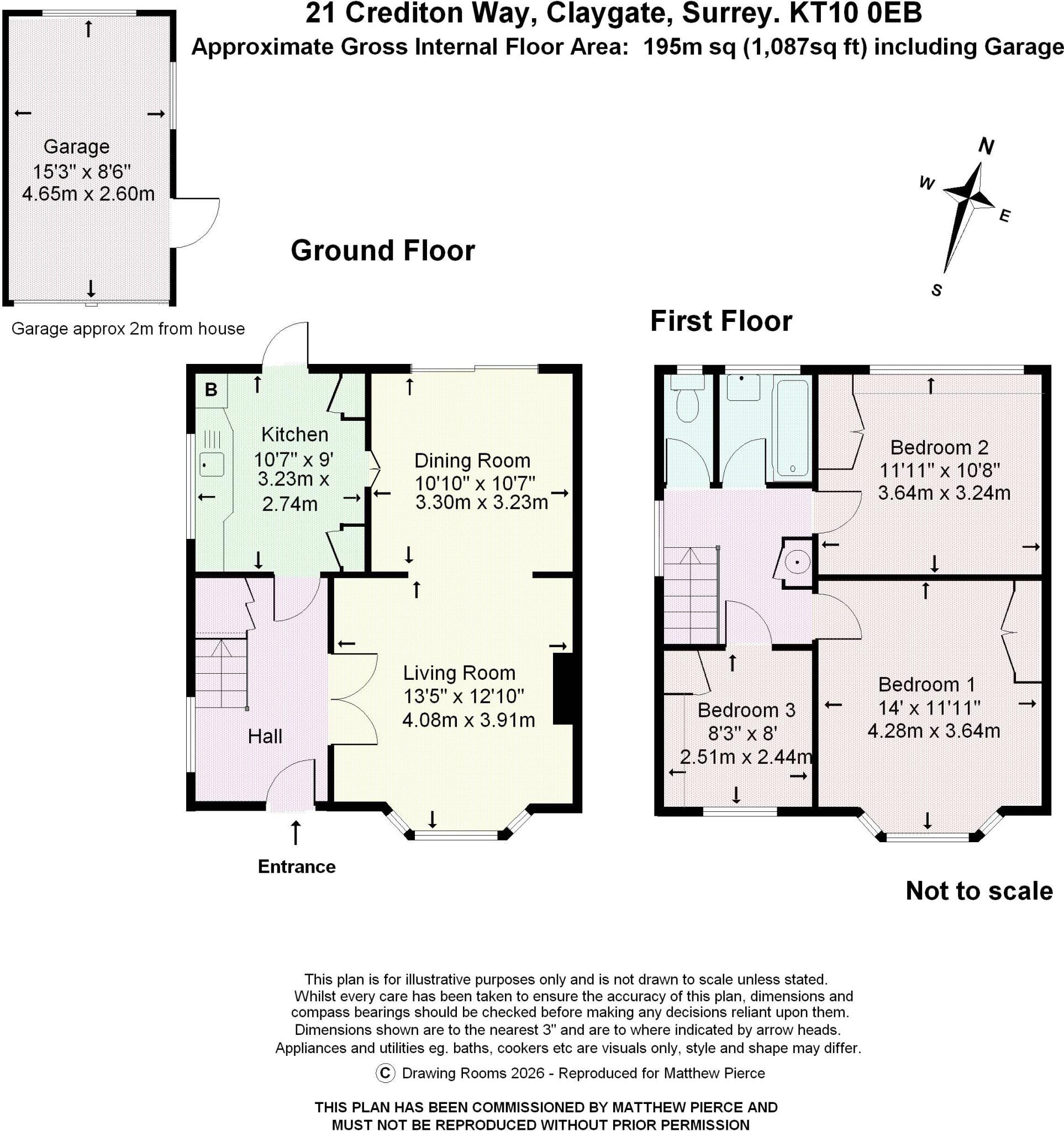 Crediton Way, Claygate floorplan