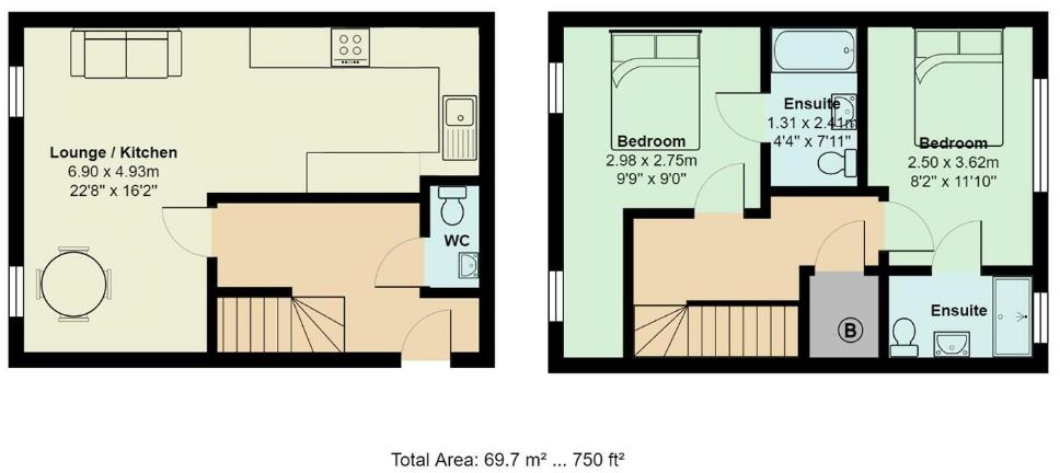 Wesley Lane Loft floorplan