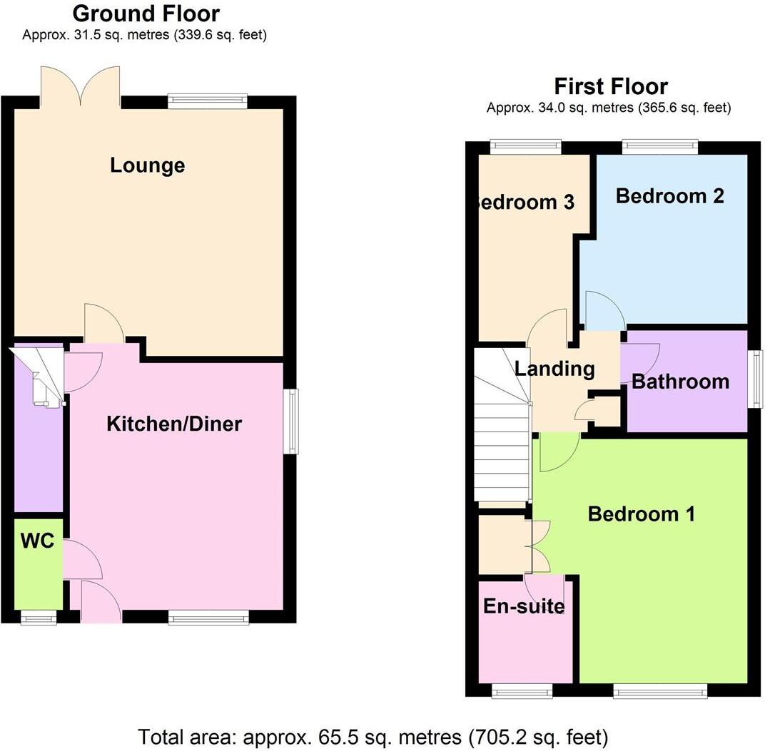 Richardson Close, Broughton Astley, Leicester floorplan
